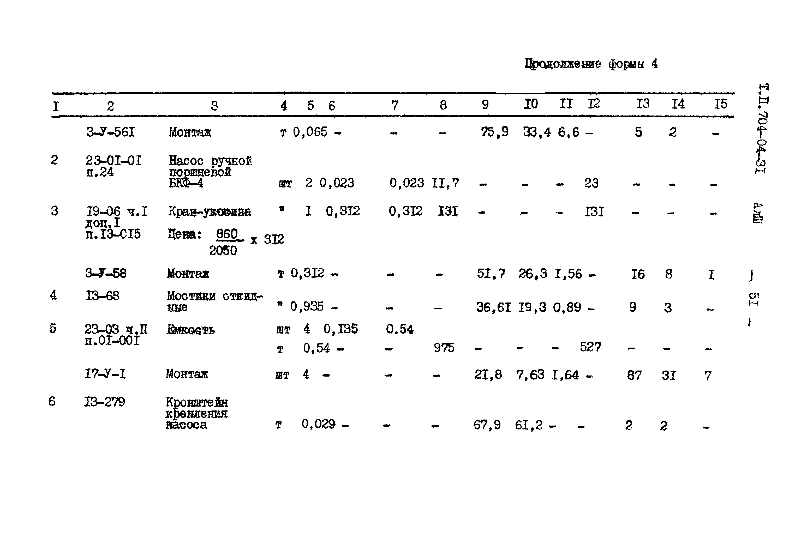 Типовые проектные решения 704-04-31