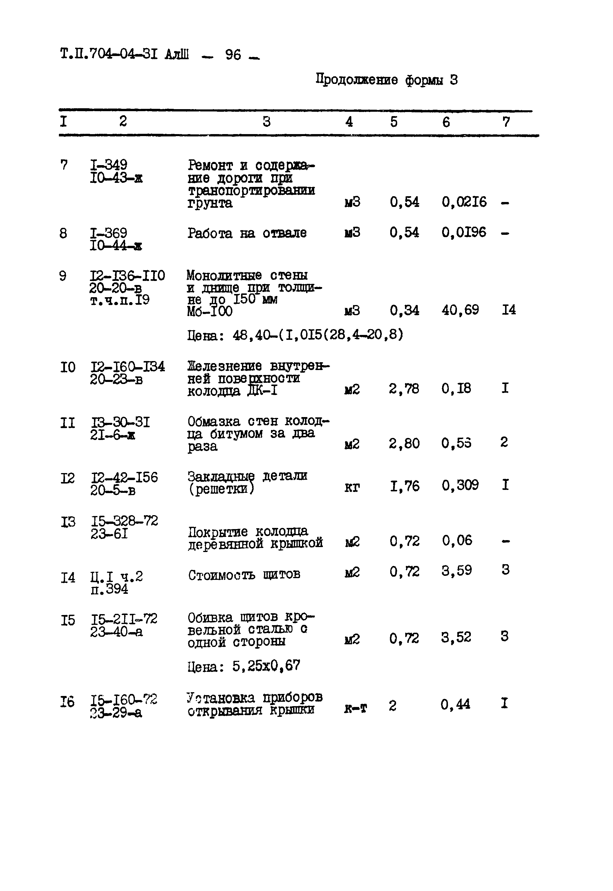 Типовые проектные решения 704-04-31