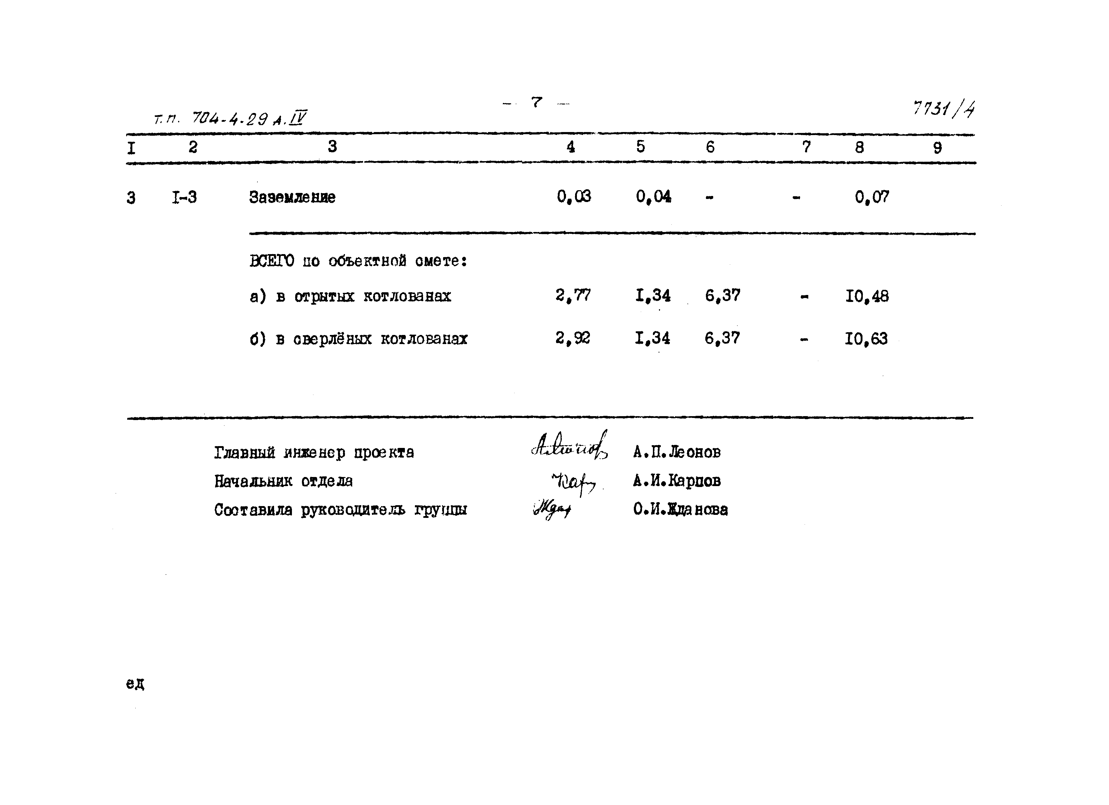 Типовой проект 704-4-29