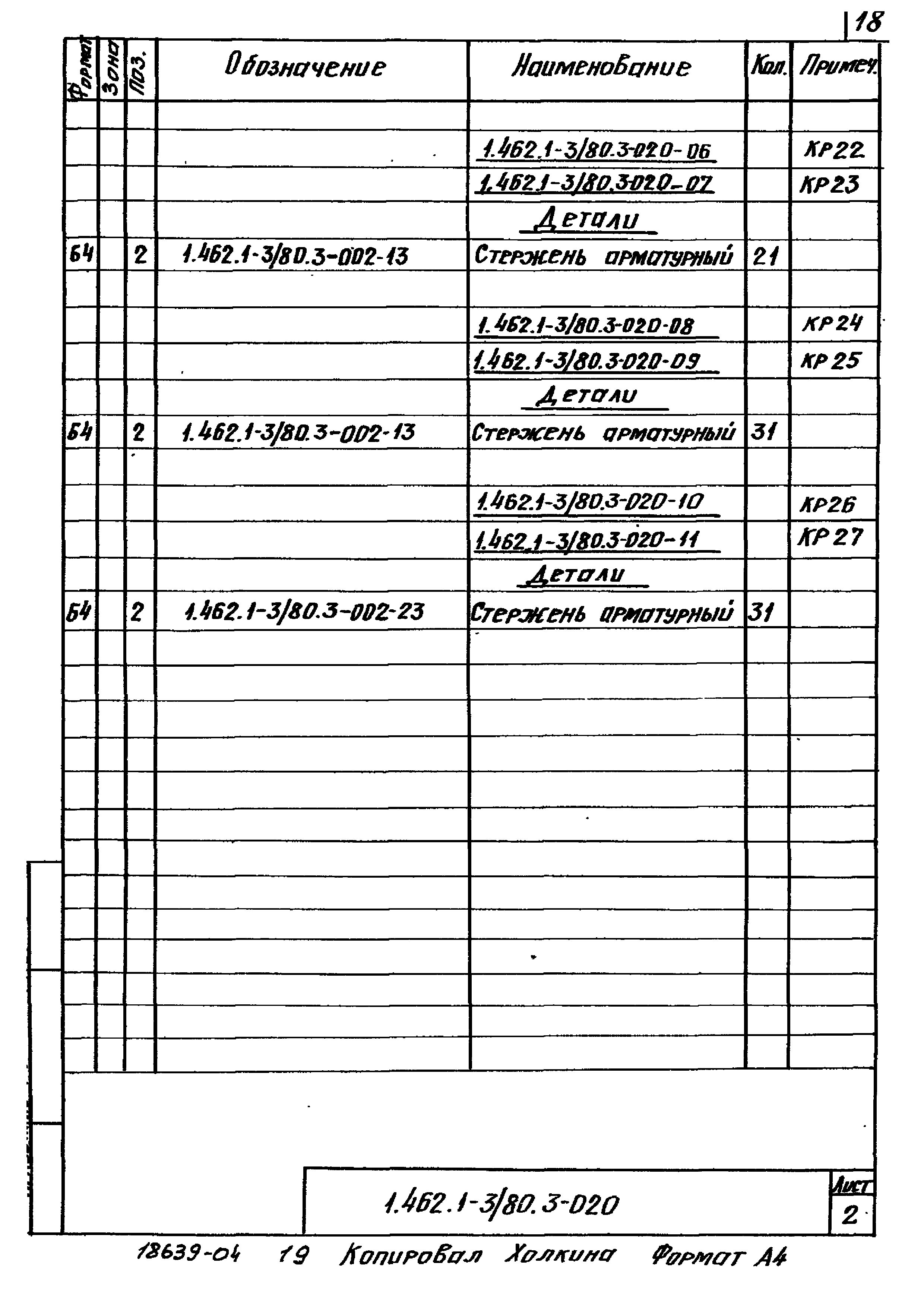 Серия 1.462.1-3/80