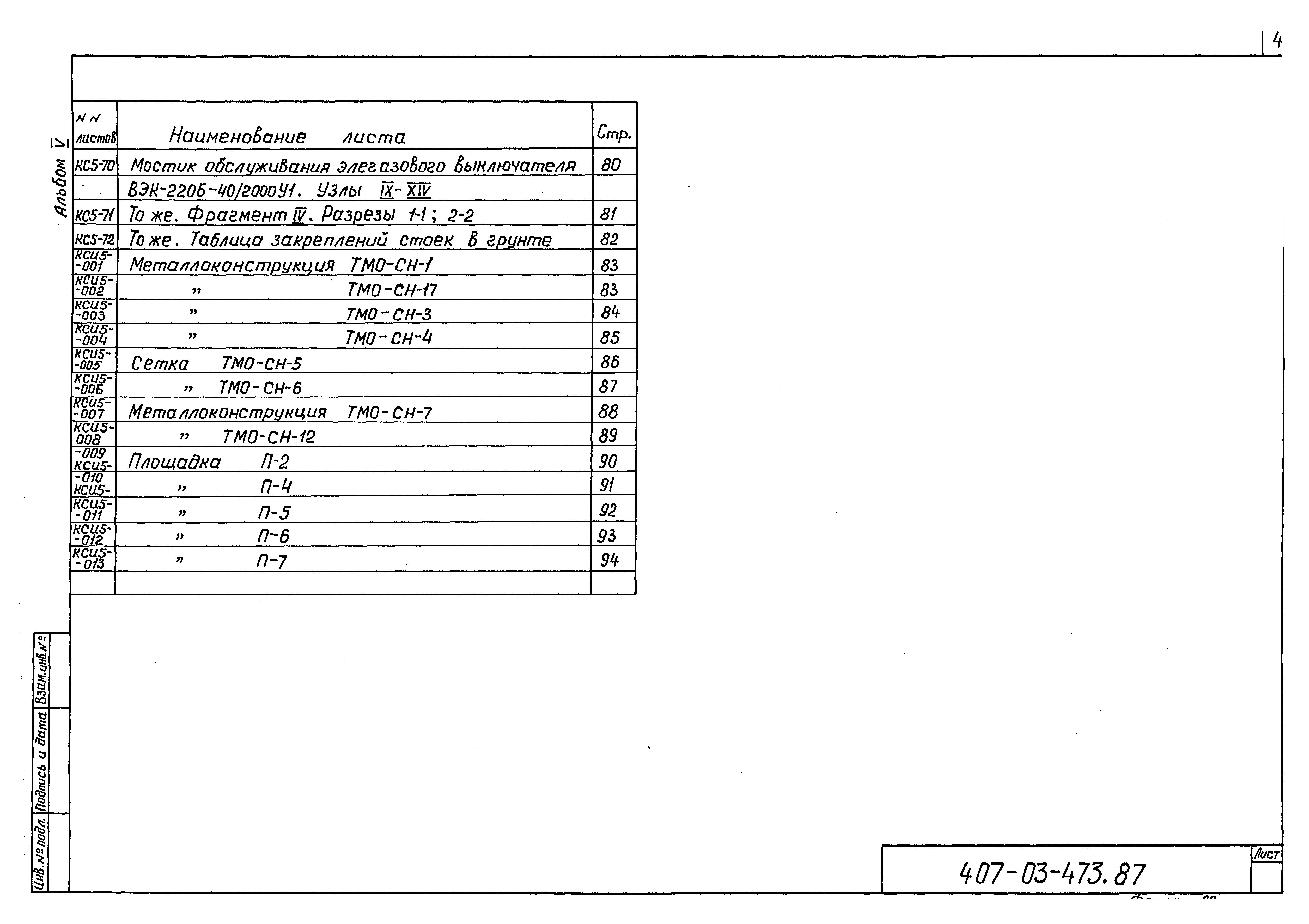 Типовые материалы для проектирования 407-03-473.87