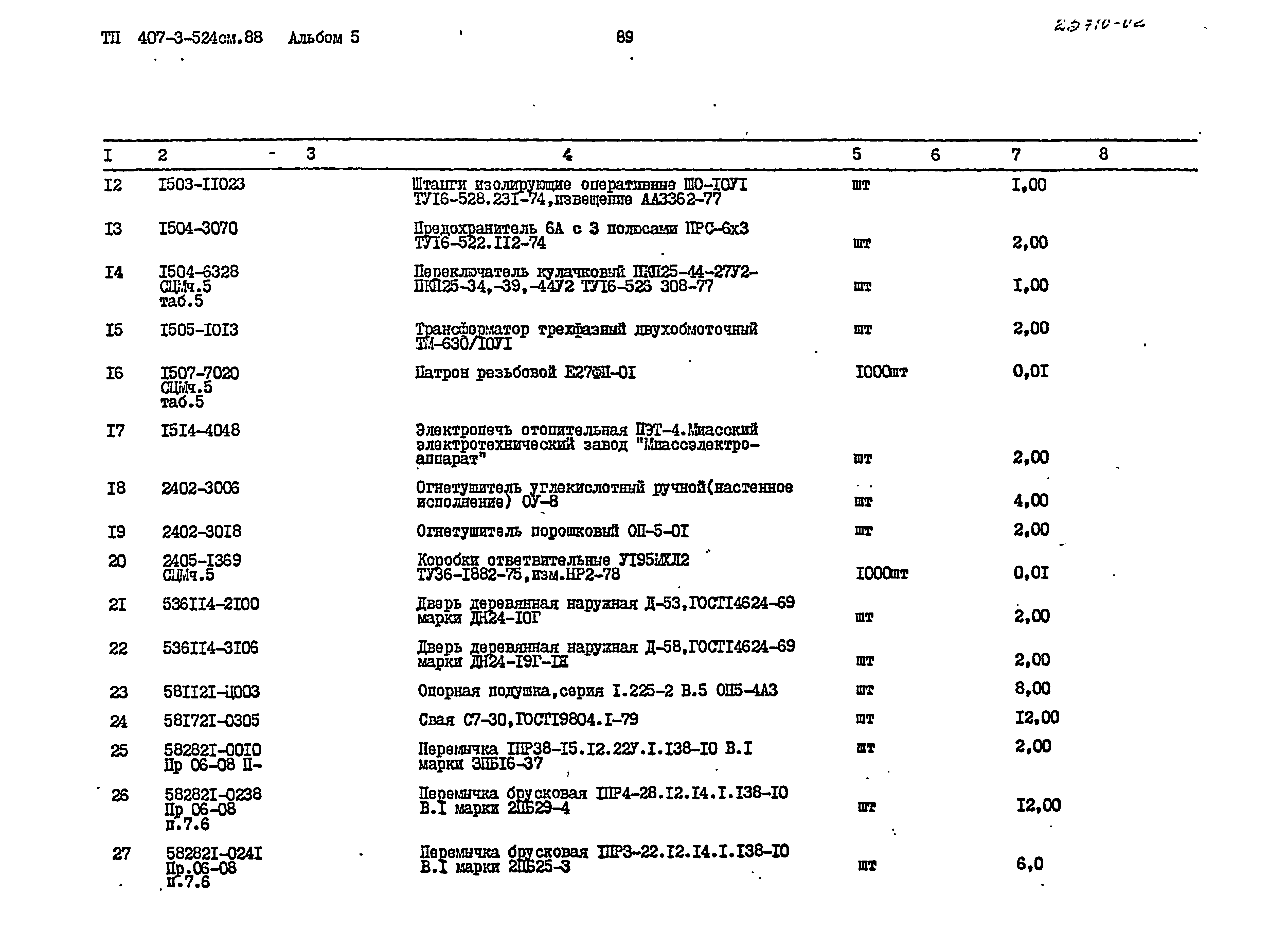 Типовой проект 407-3-524см.88