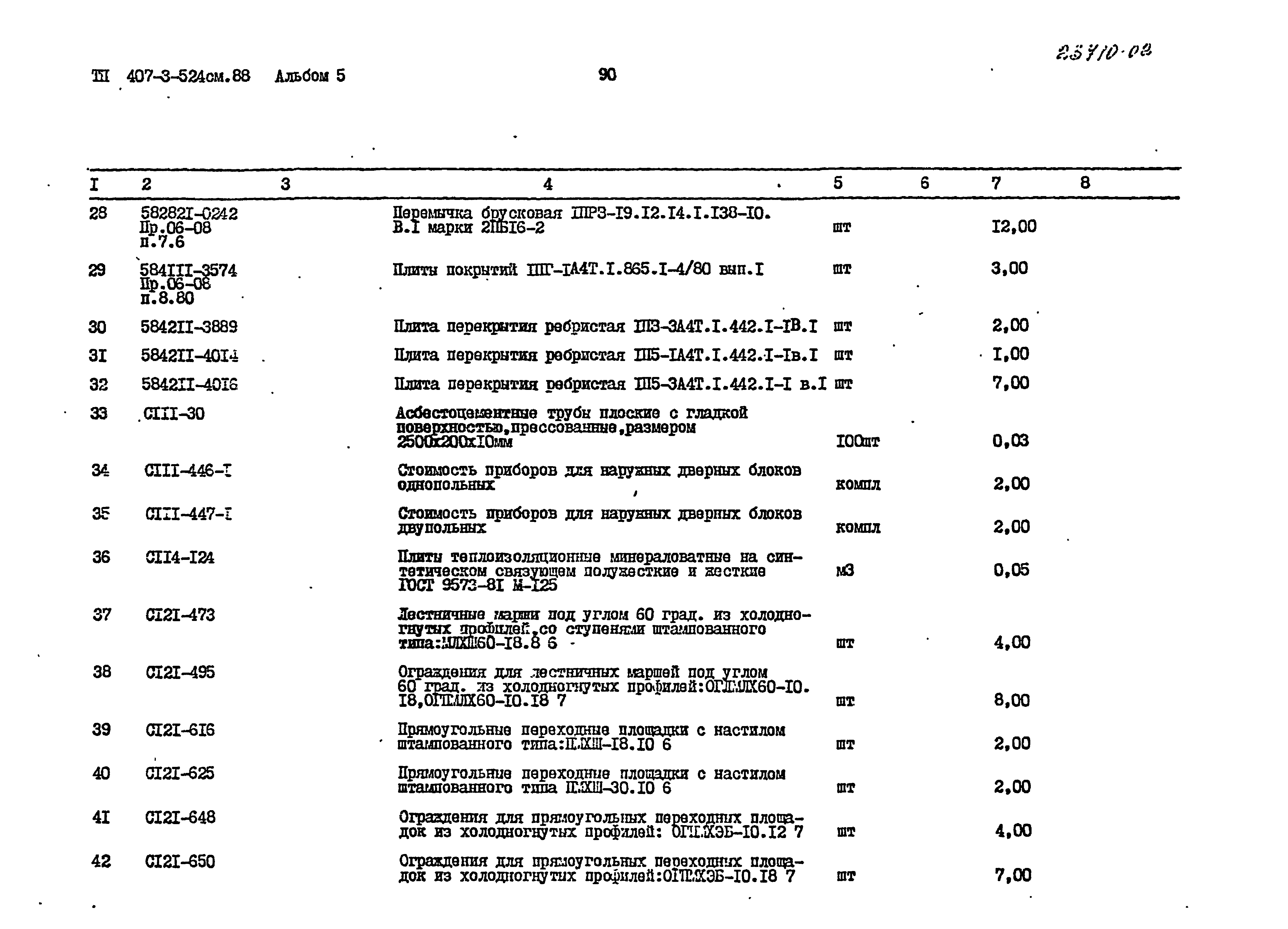 Типовой проект 407-3-524см.88