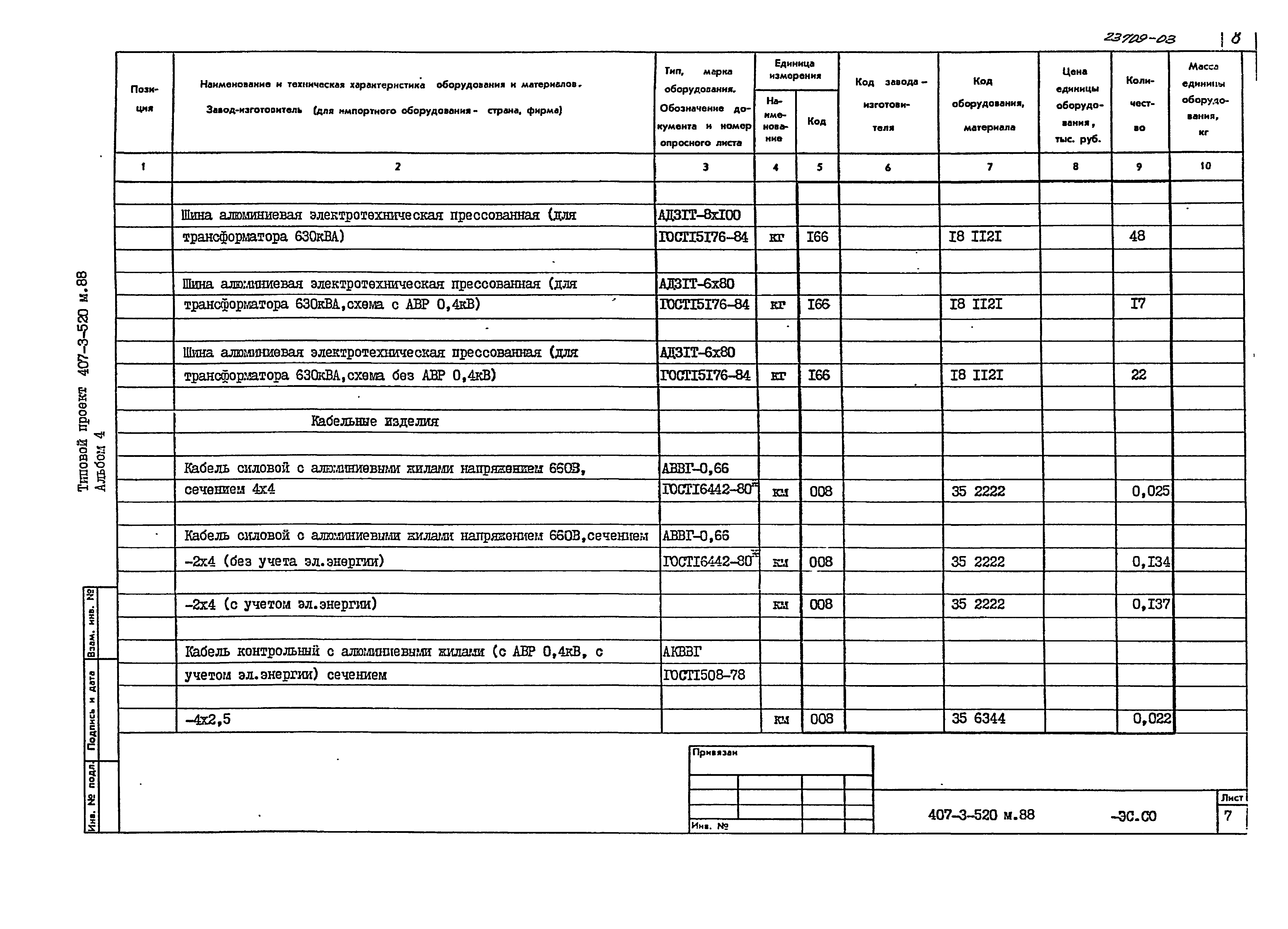 Типовой проект 407-3-524см.88