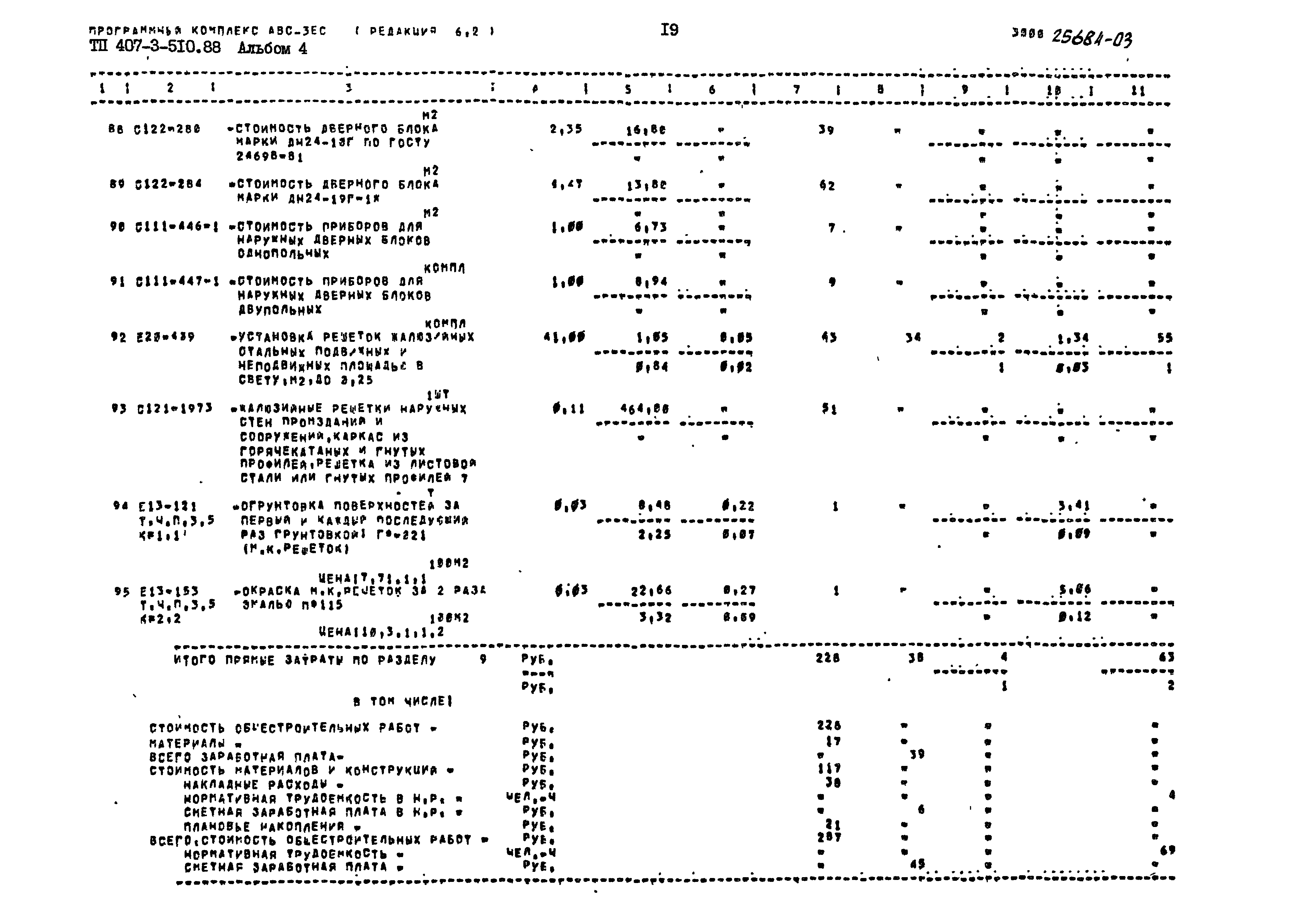 Типовой проект 407-3-510.88