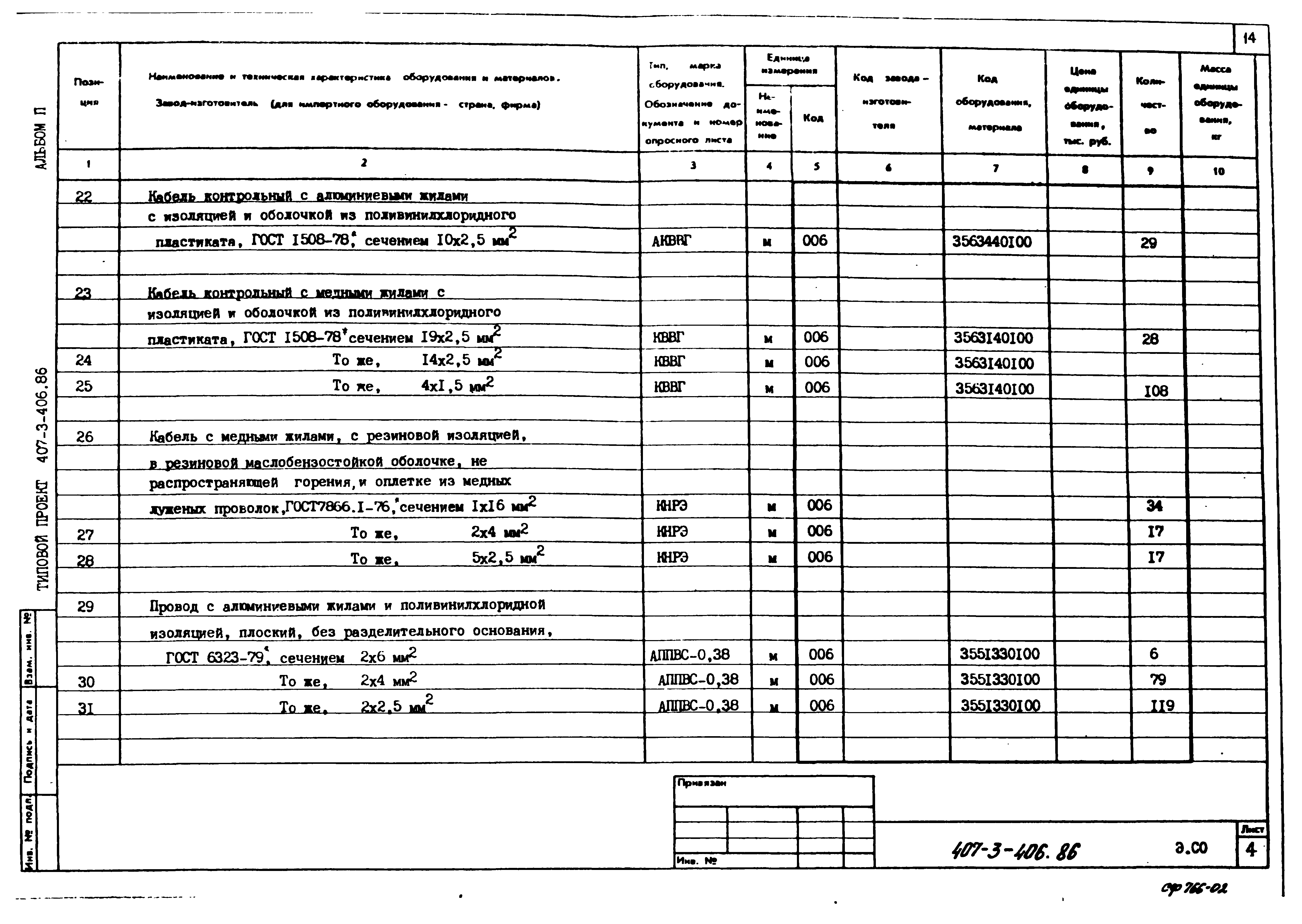 Типовой проект 407-3-406.86