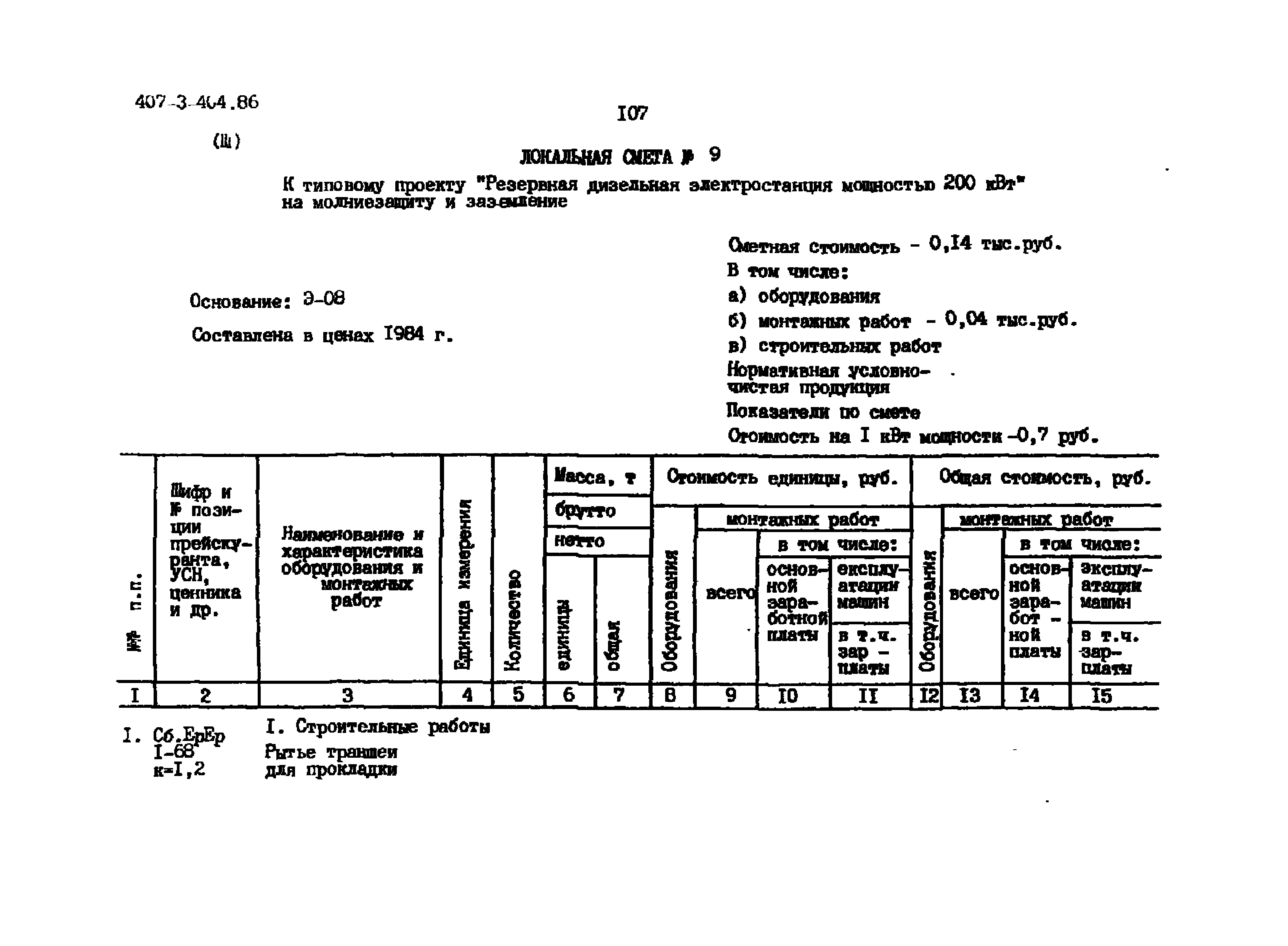 Типовой проект 407-3-404.86