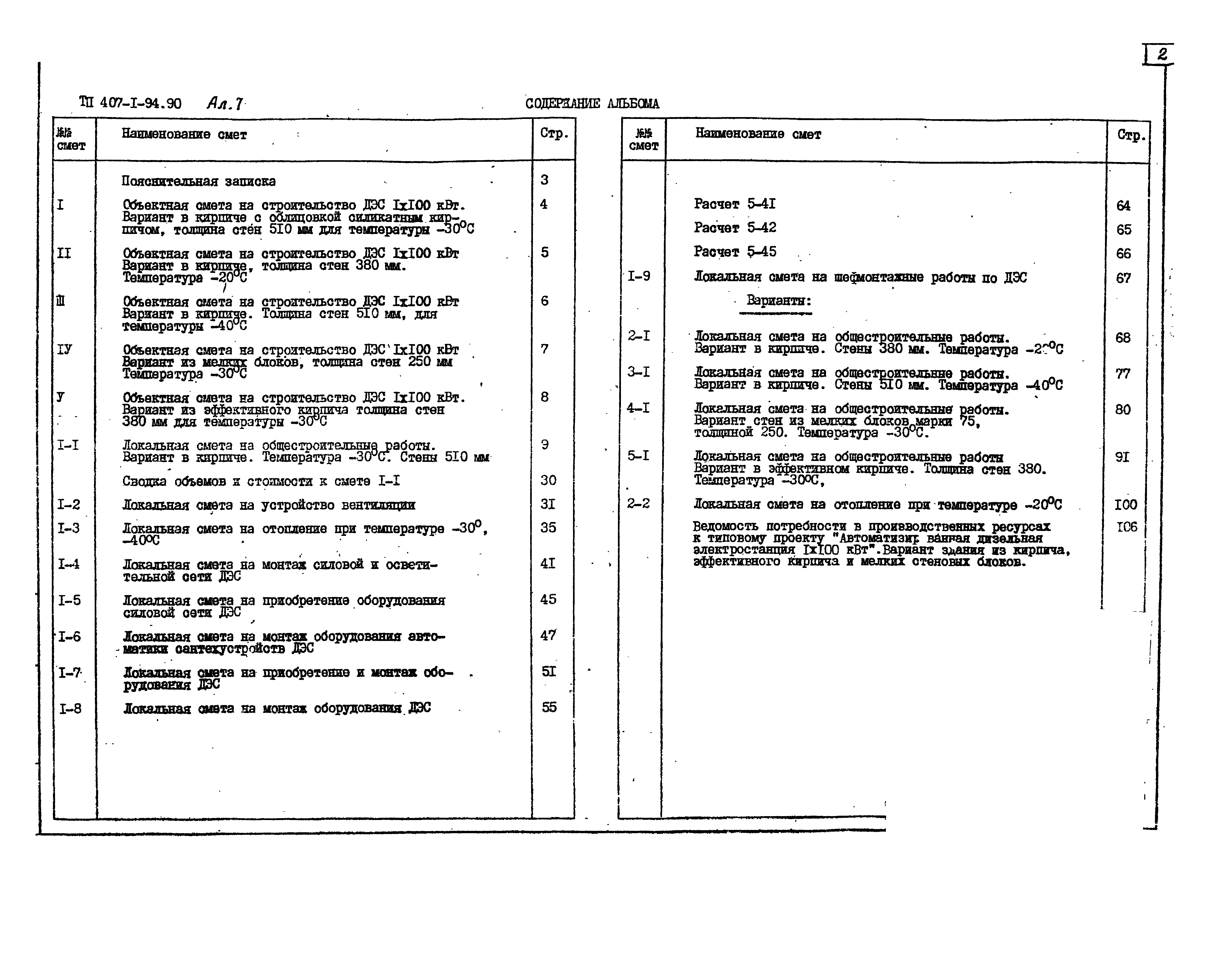 Типовой проект 407-1-94.90