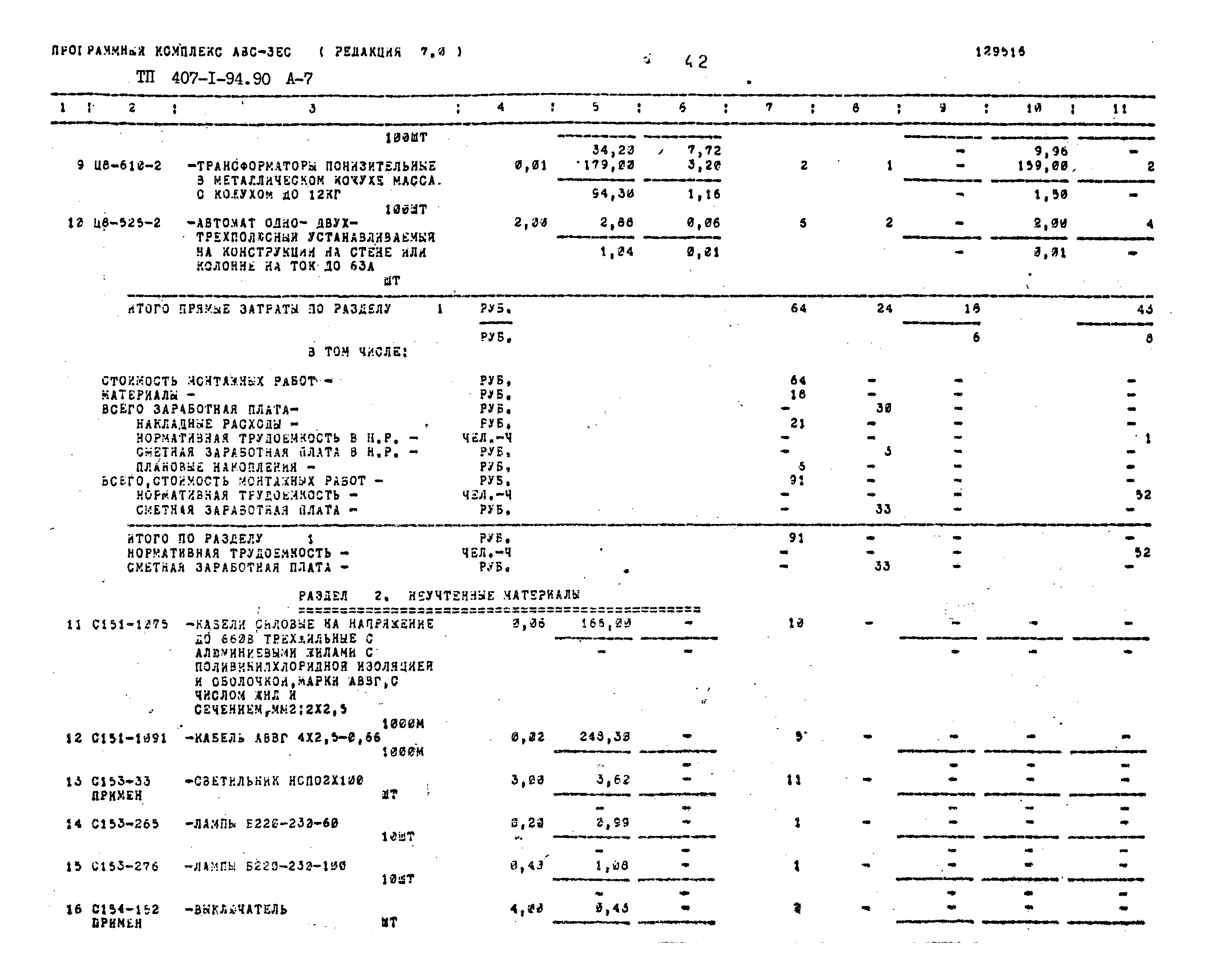 Типовой проект 407-1-94.90