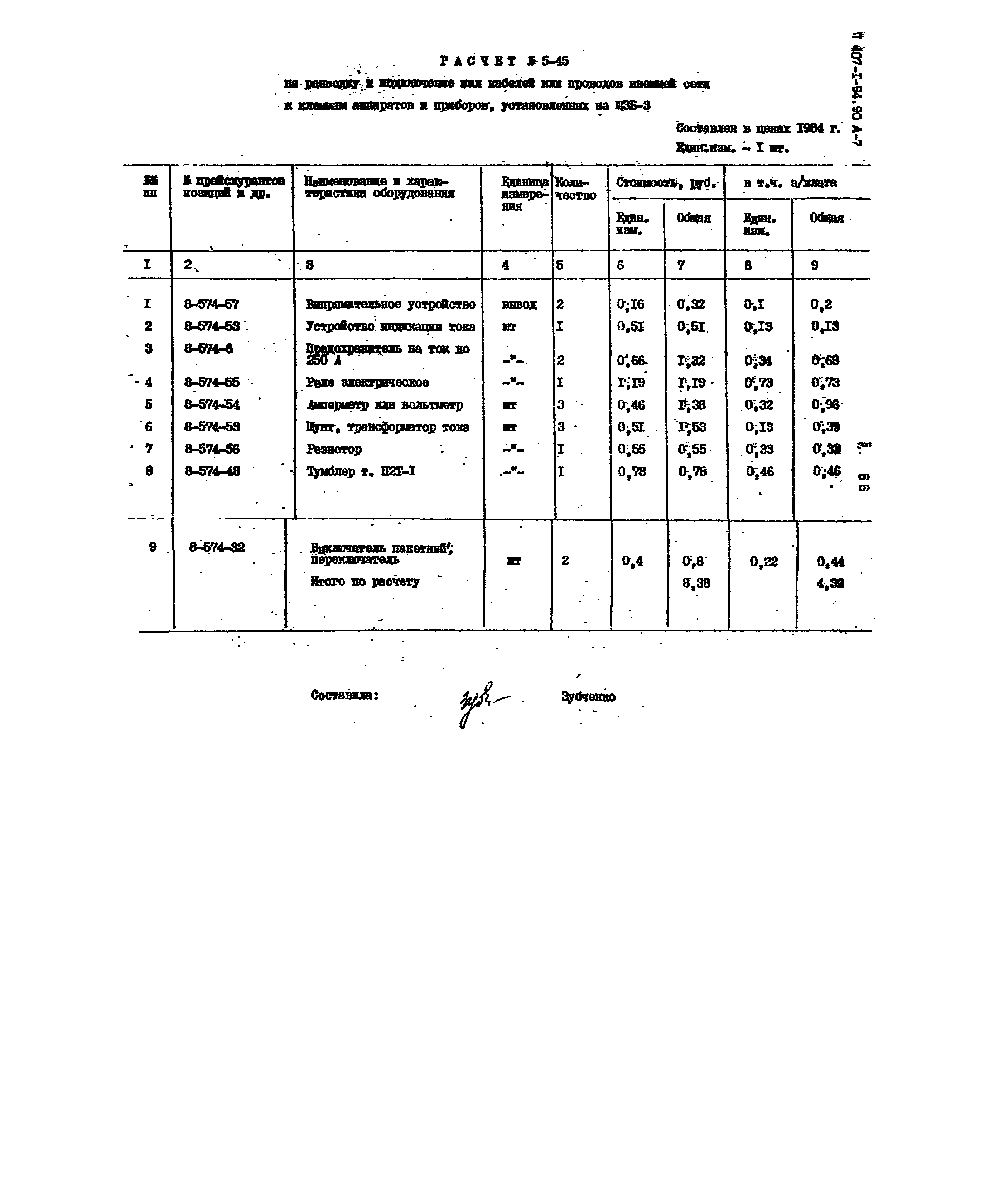 Типовой проект 407-1-94.90