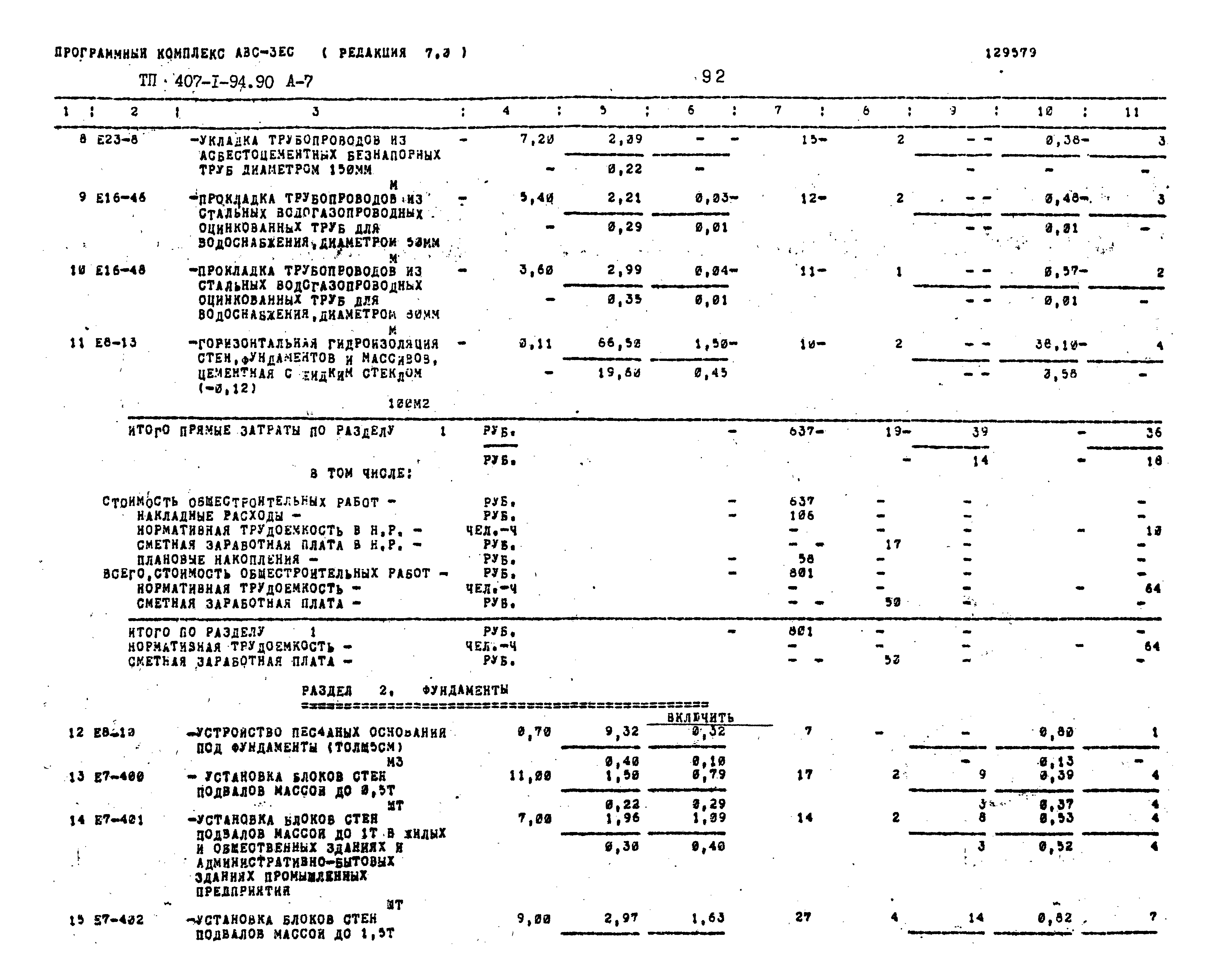 Типовой проект 407-1-94.90