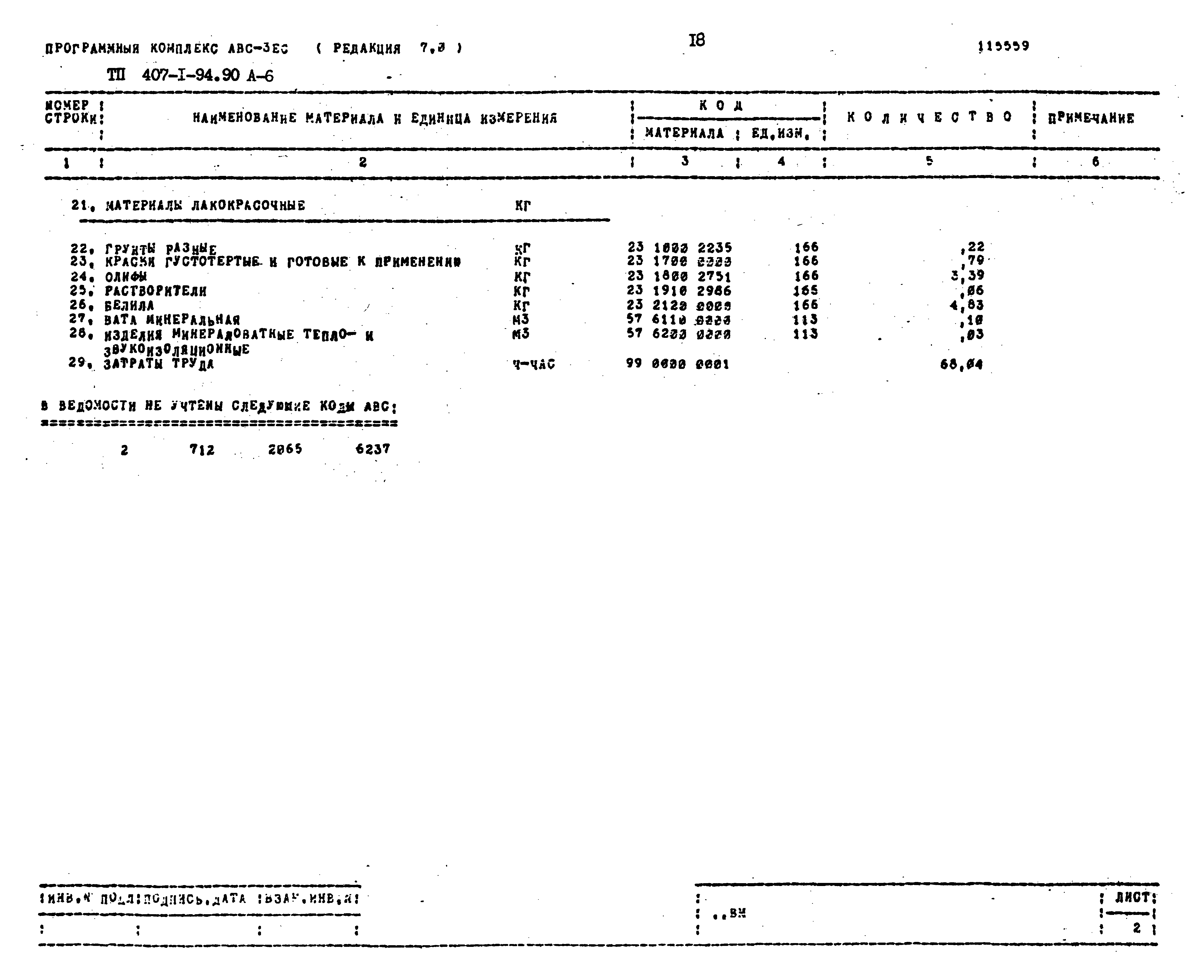 Типовой проект 407-1-94.90