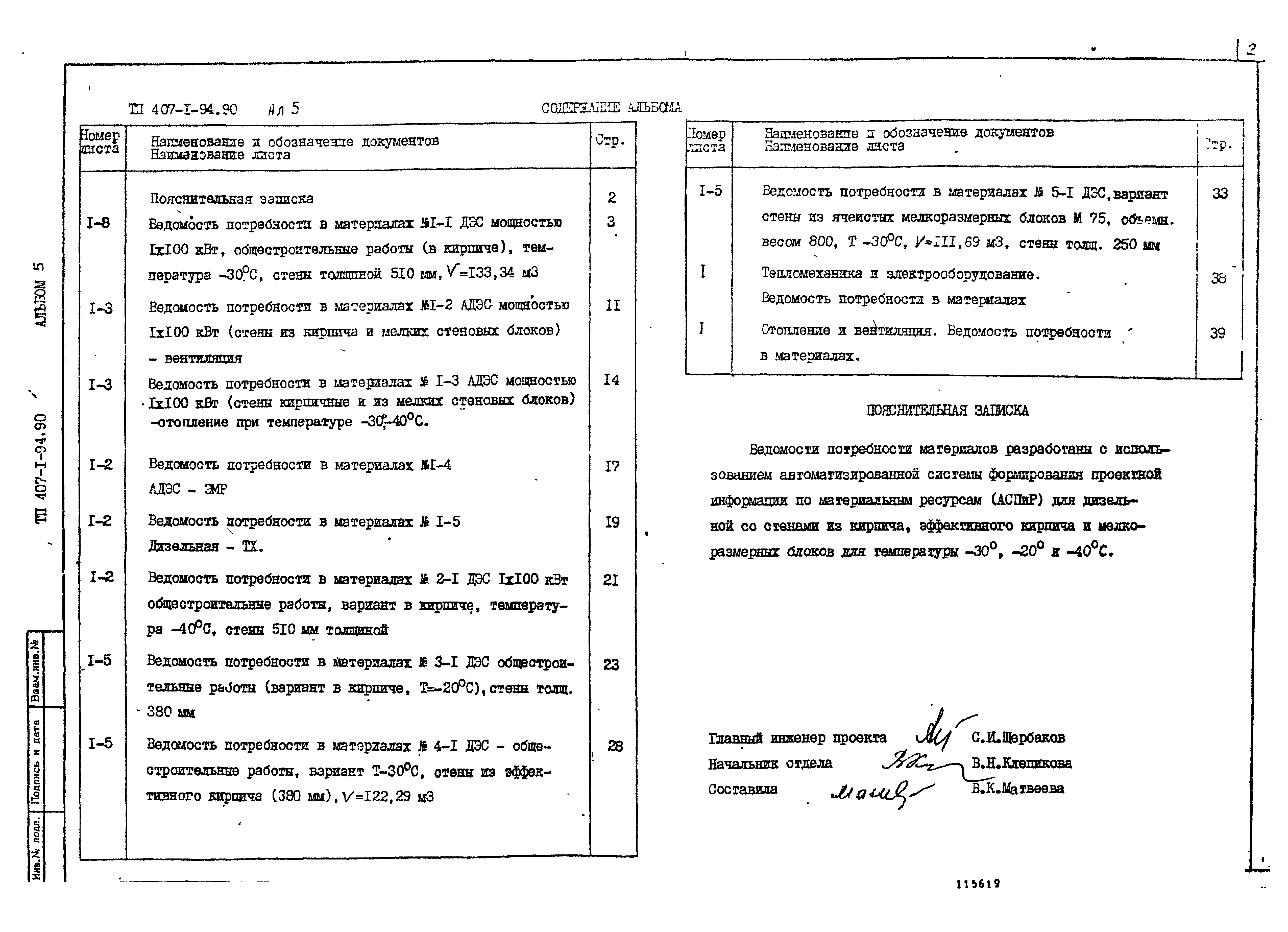 Типовой проект 407-1-94.90