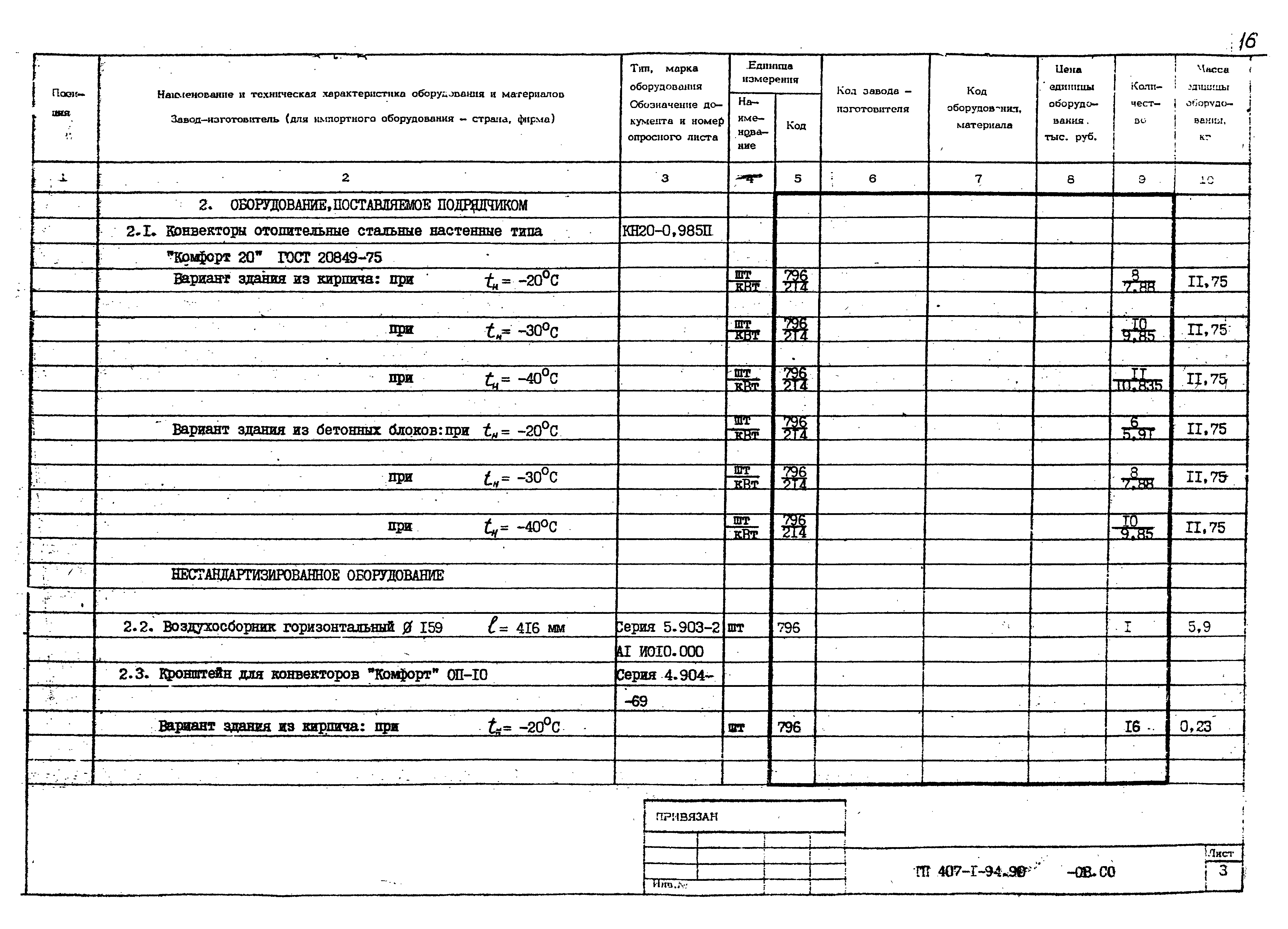 Типовой проект 407-1-94.90