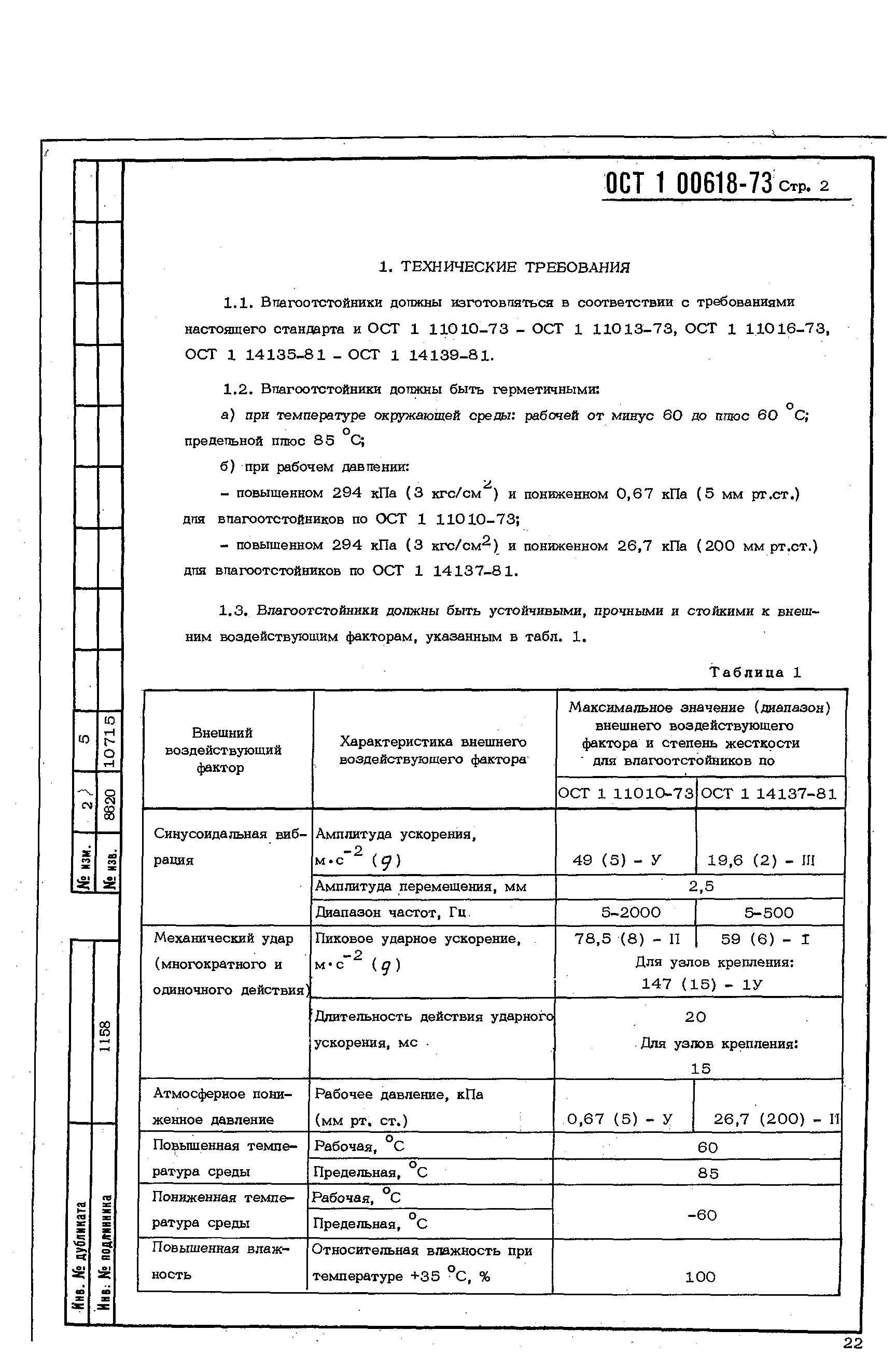 ОСТ 1 00618-73