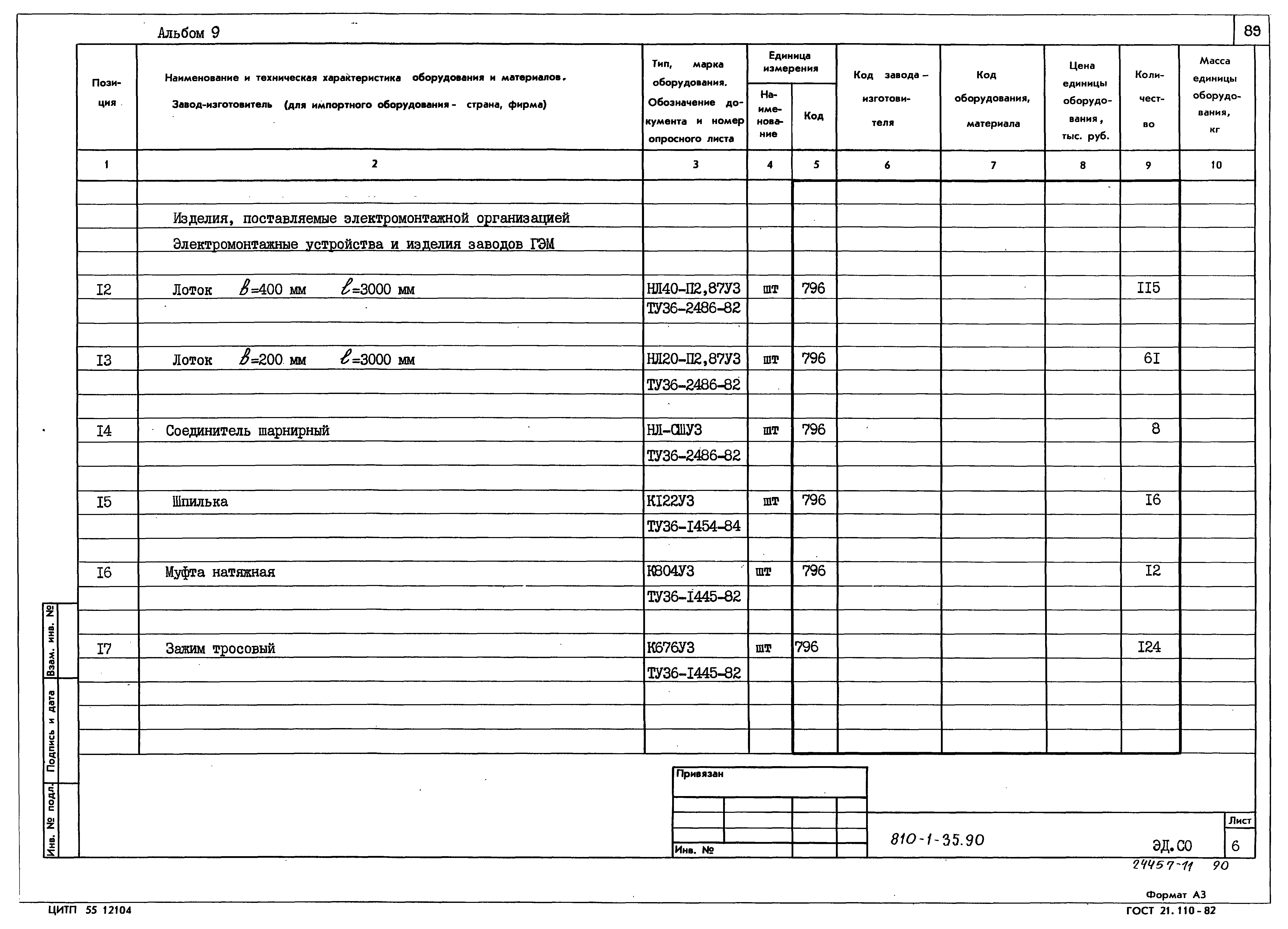 Типовой проект 810-1-35.90