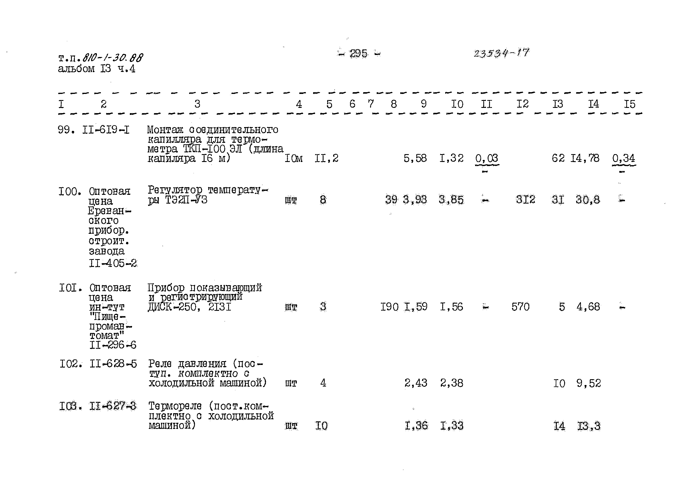 Типовой проект 810-1-30.88