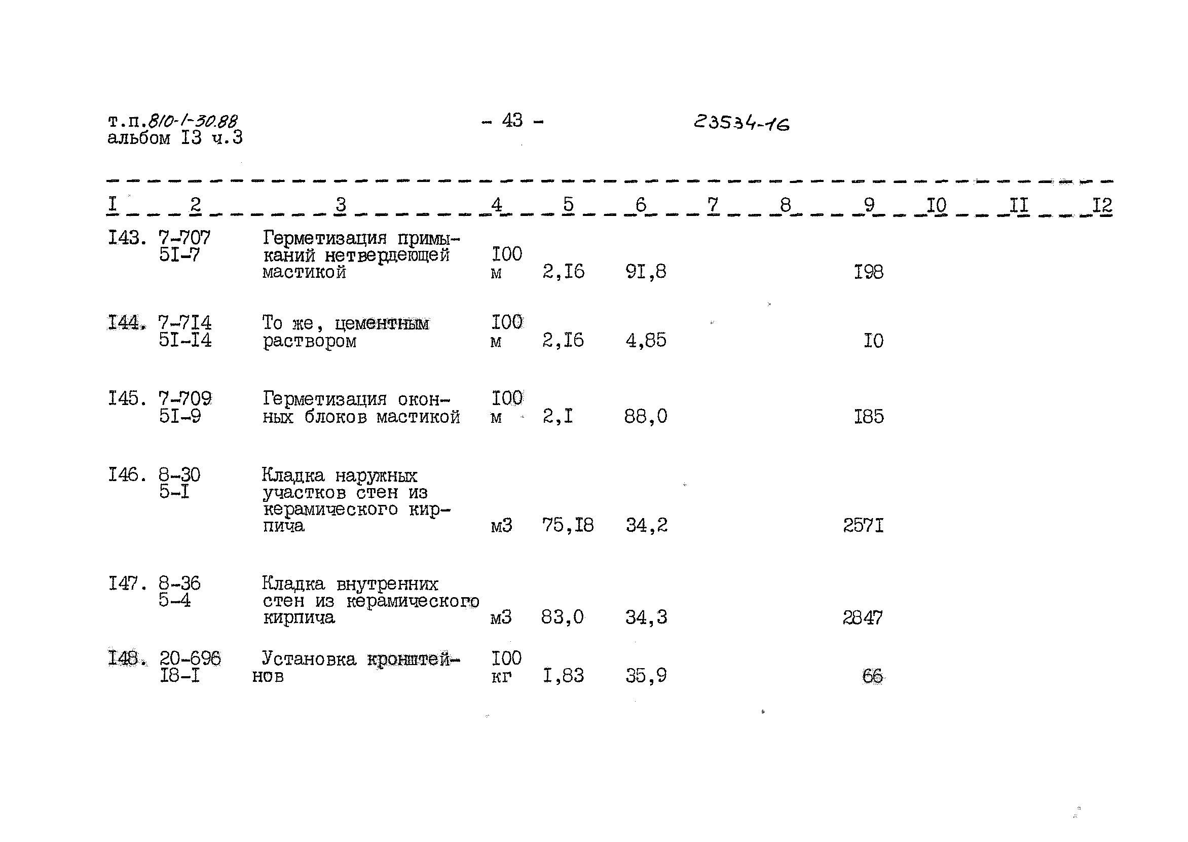 Типовой проект 810-1-30.88