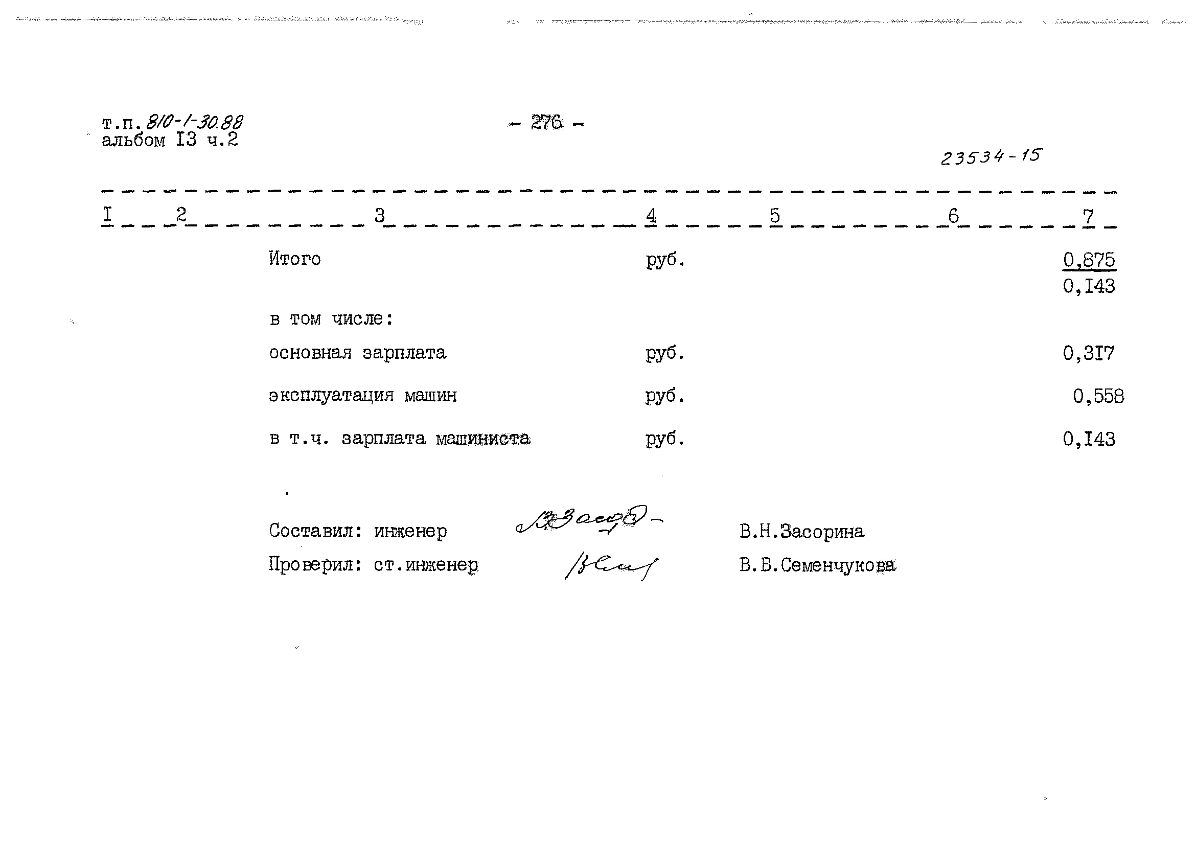 Типовой проект 810-1-30.88