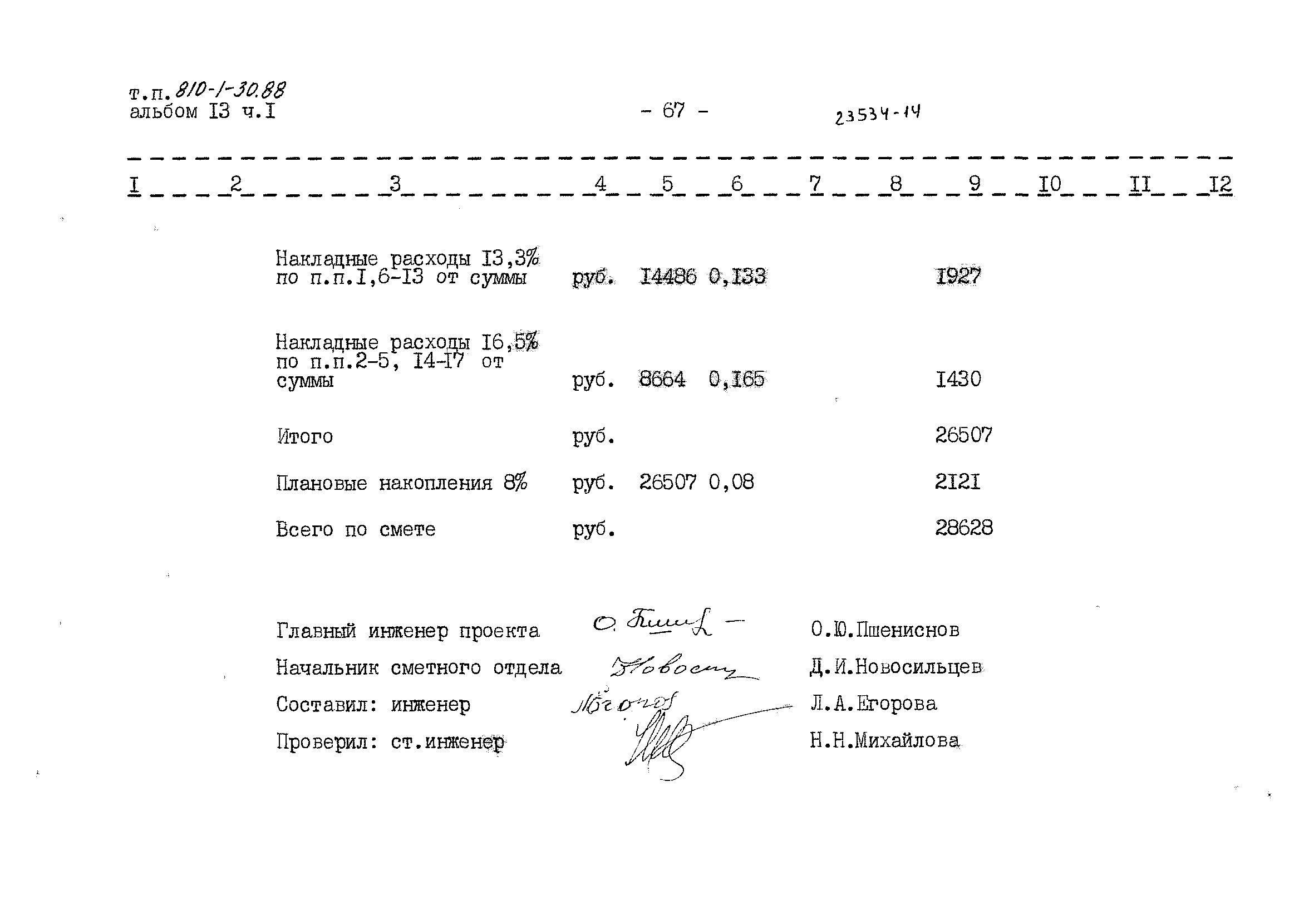 Типовой проект 810-1-30.88