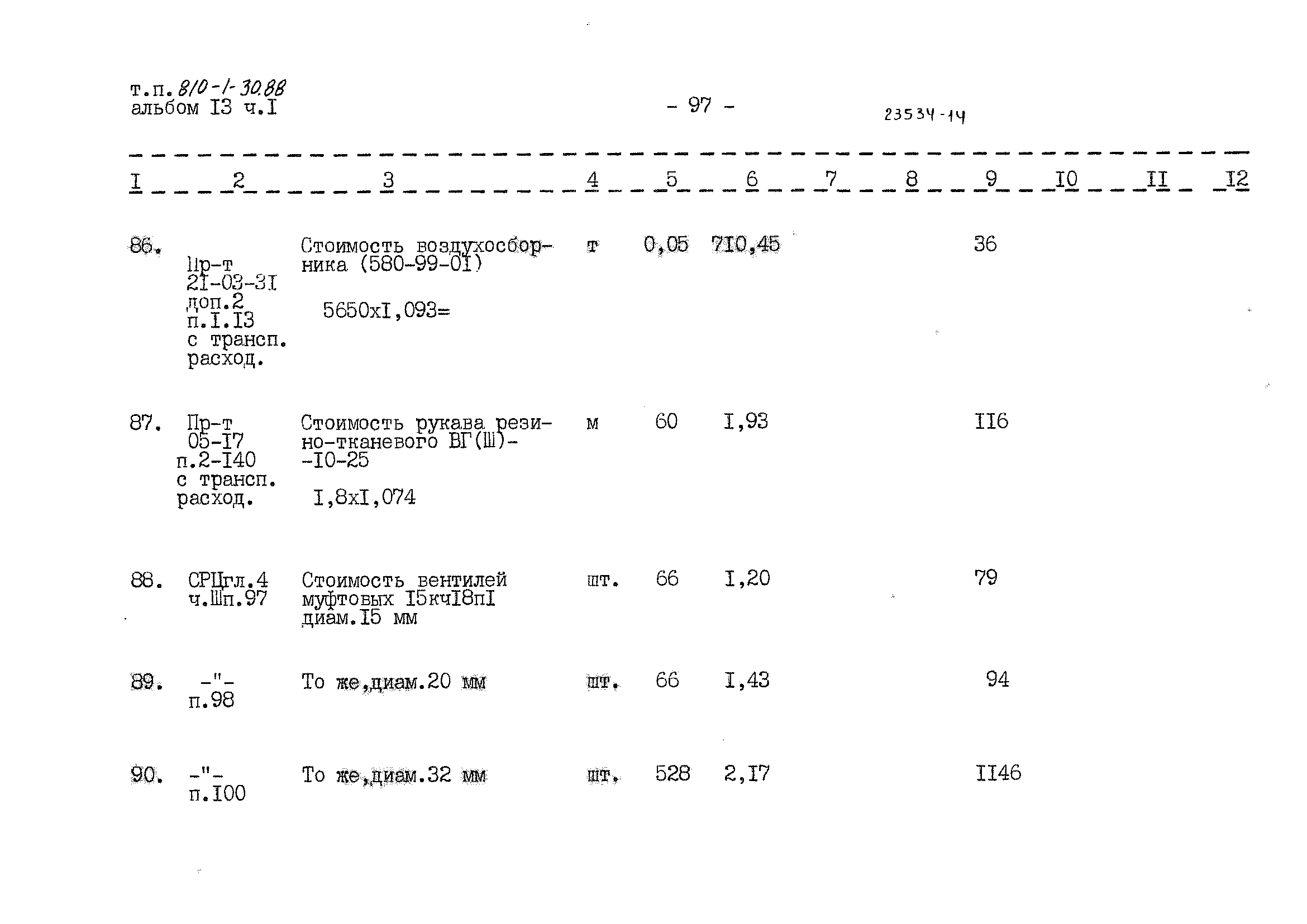 Типовой проект 810-1-30.88