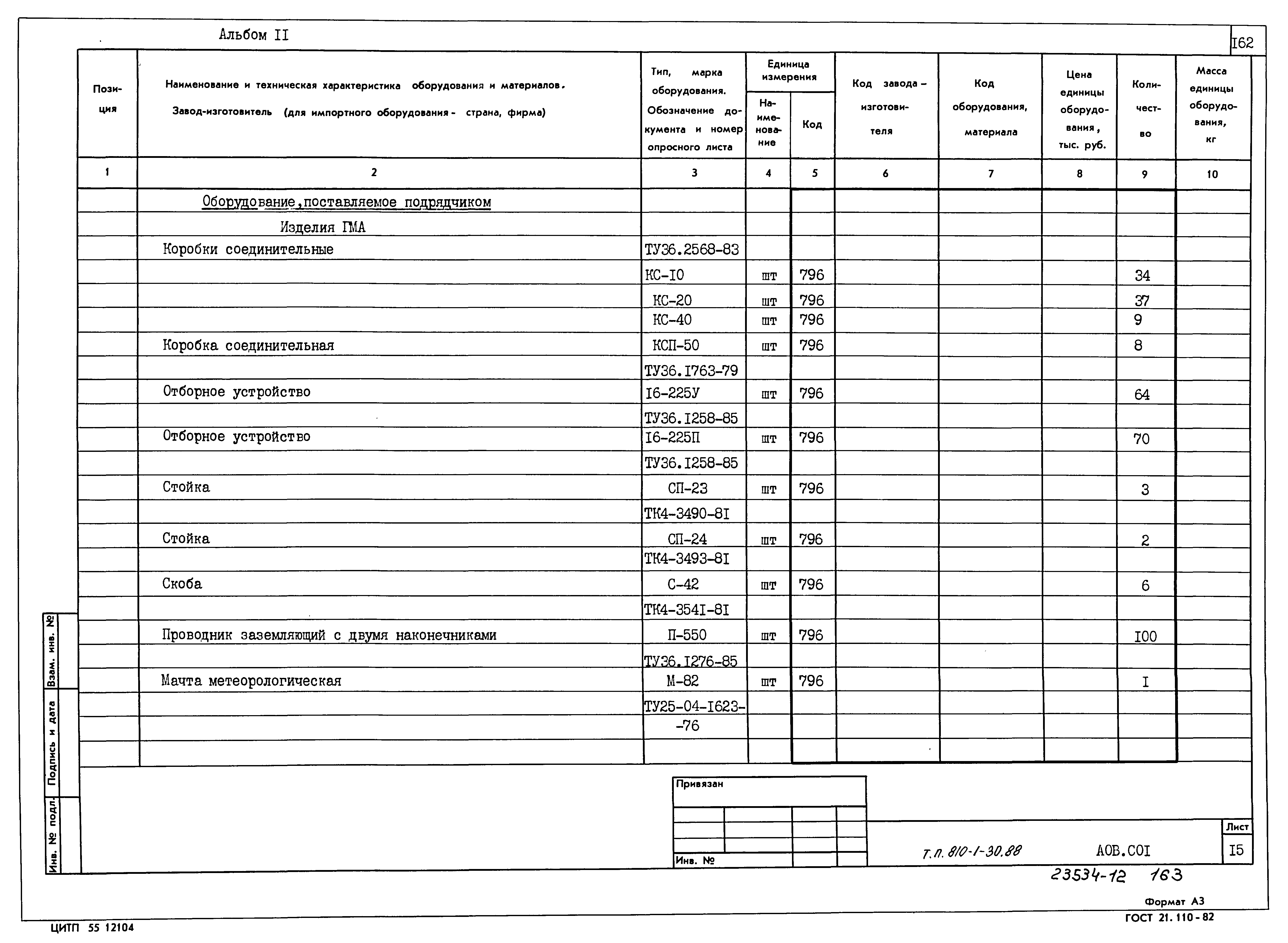 Типовой проект 810-1-30.88