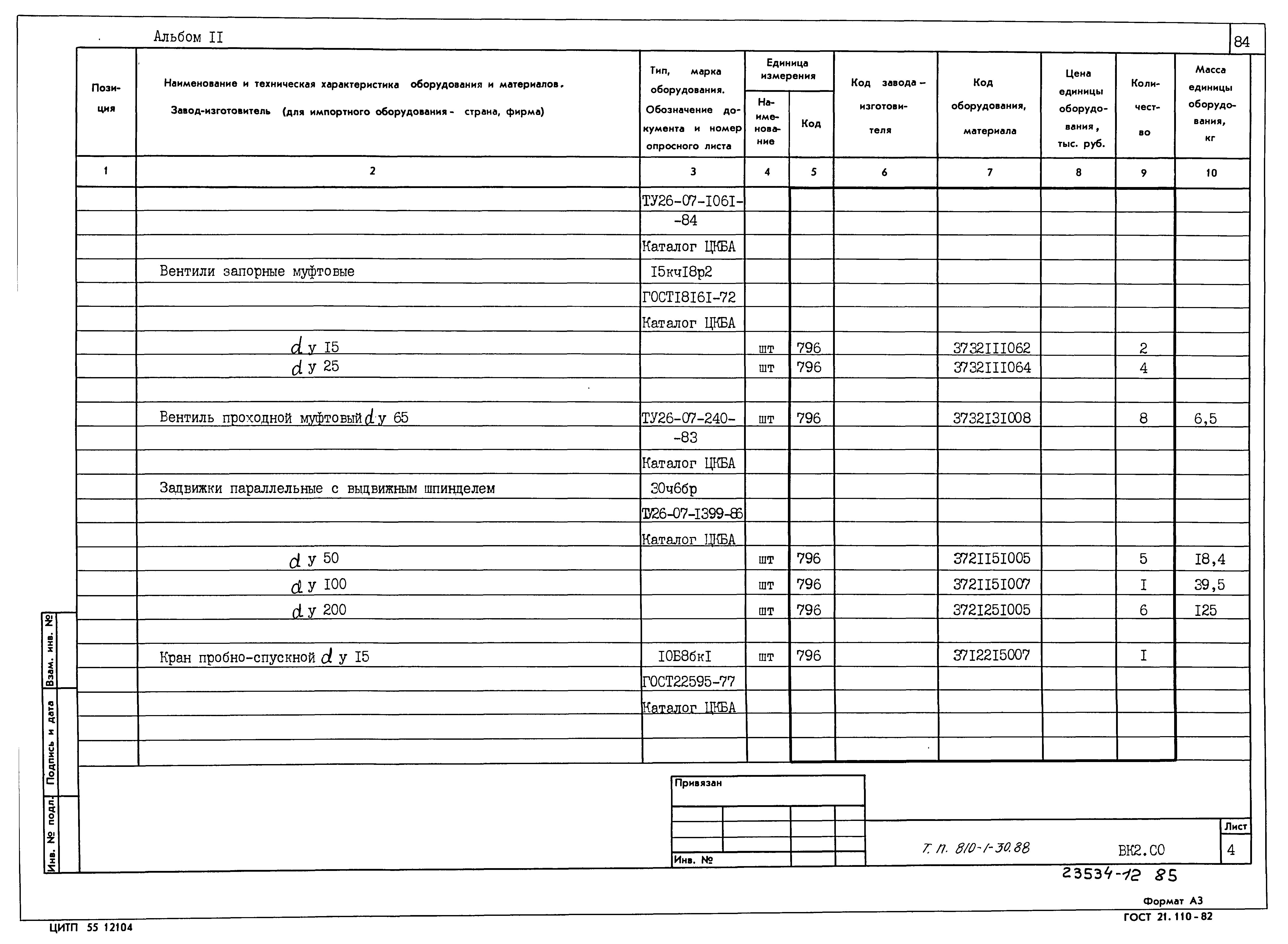 Типовой проект 810-1-30.88