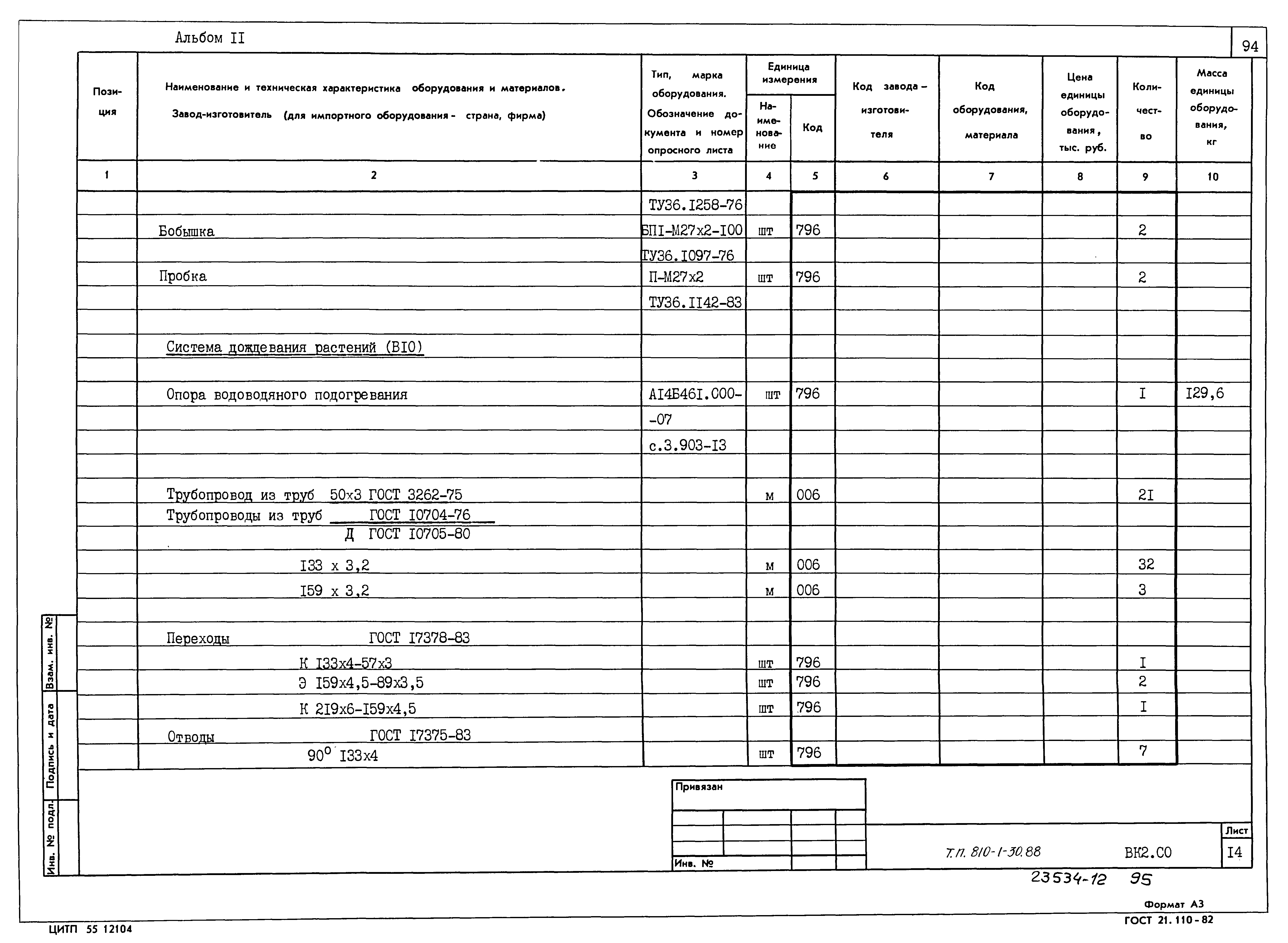 Типовой проект 810-1-30.88