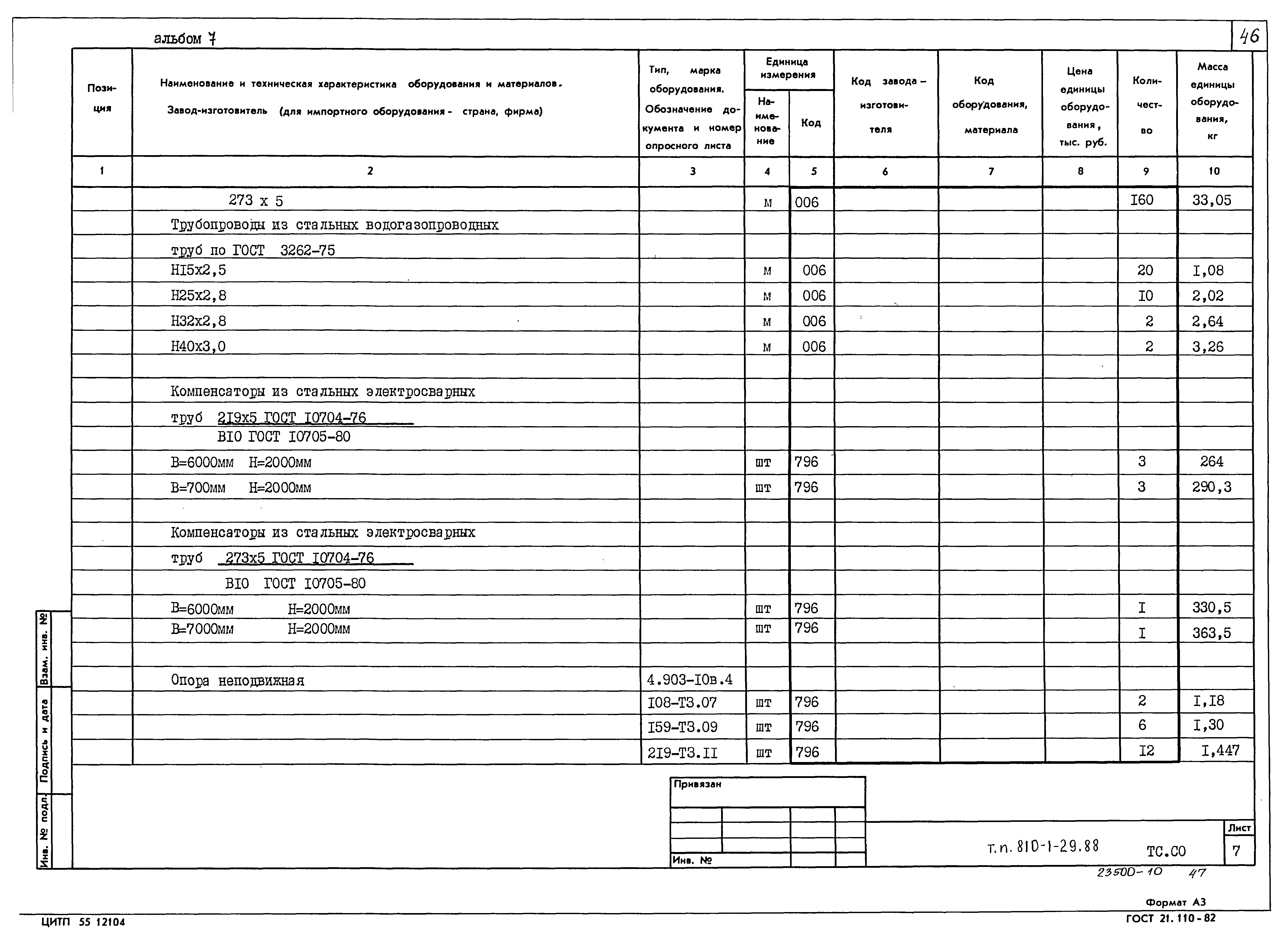 Типовой проект 810-1-29.88