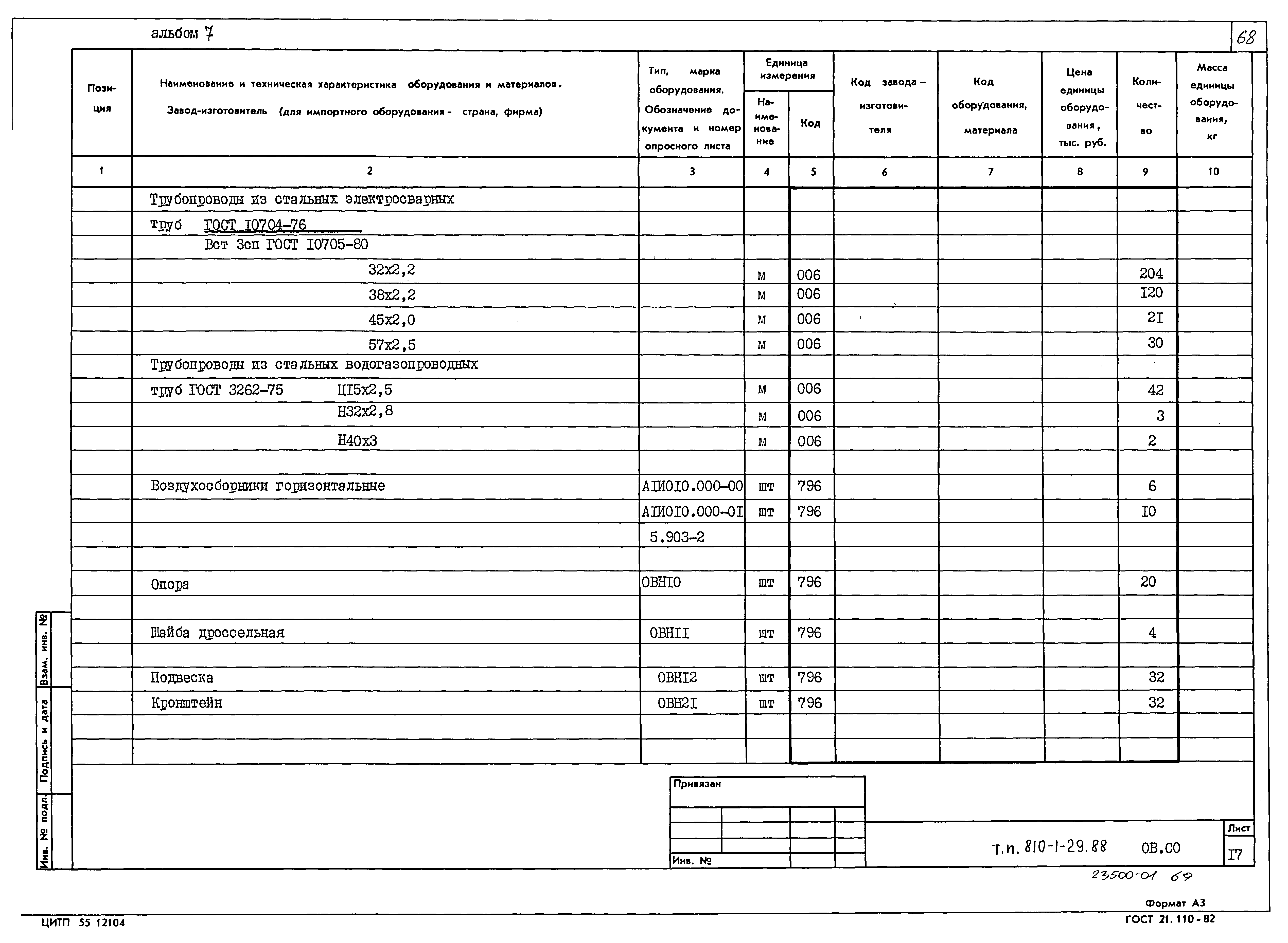 Типовой проект 810-1-29.88