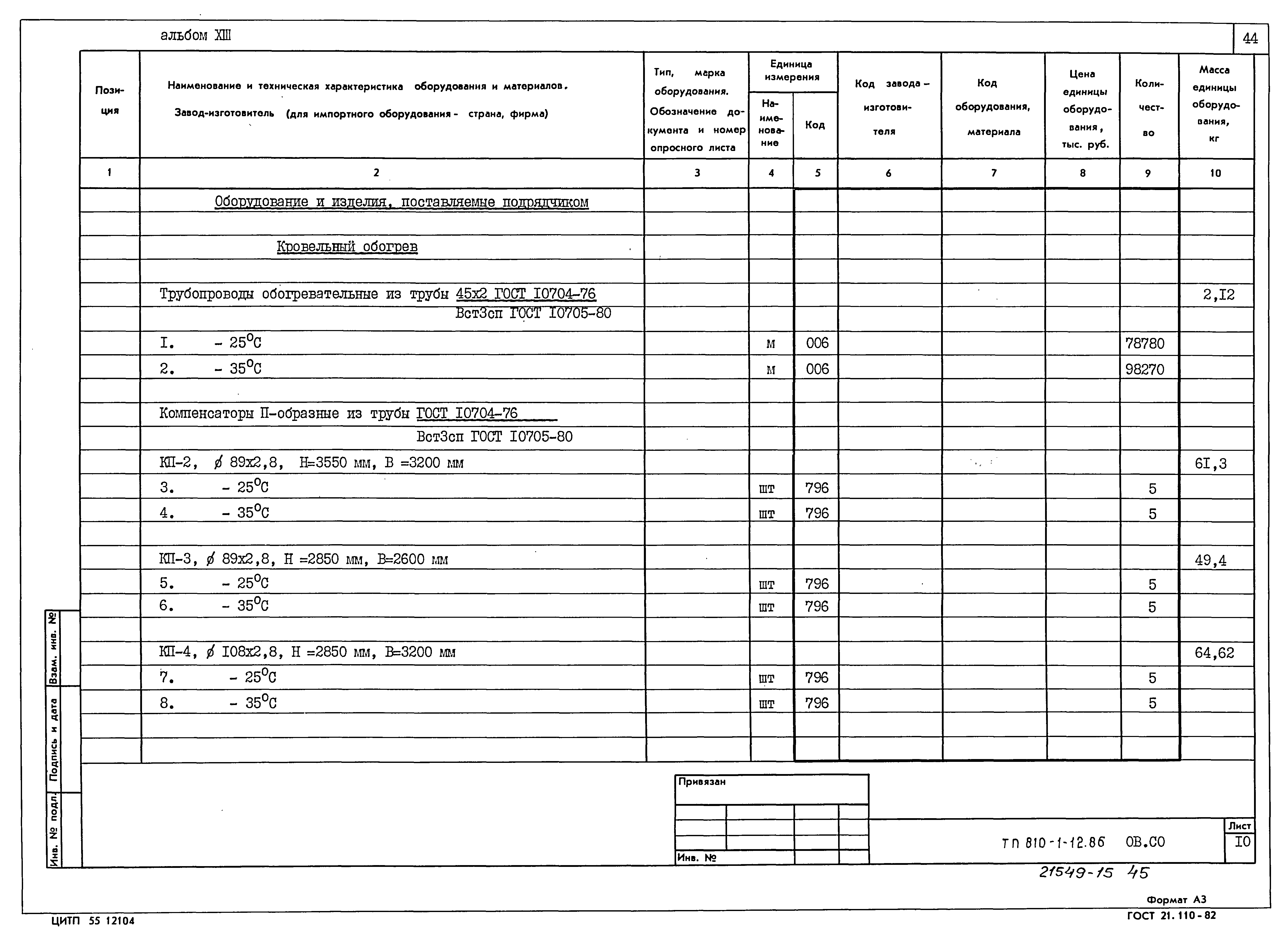 Типовой проект 810-1-12.86