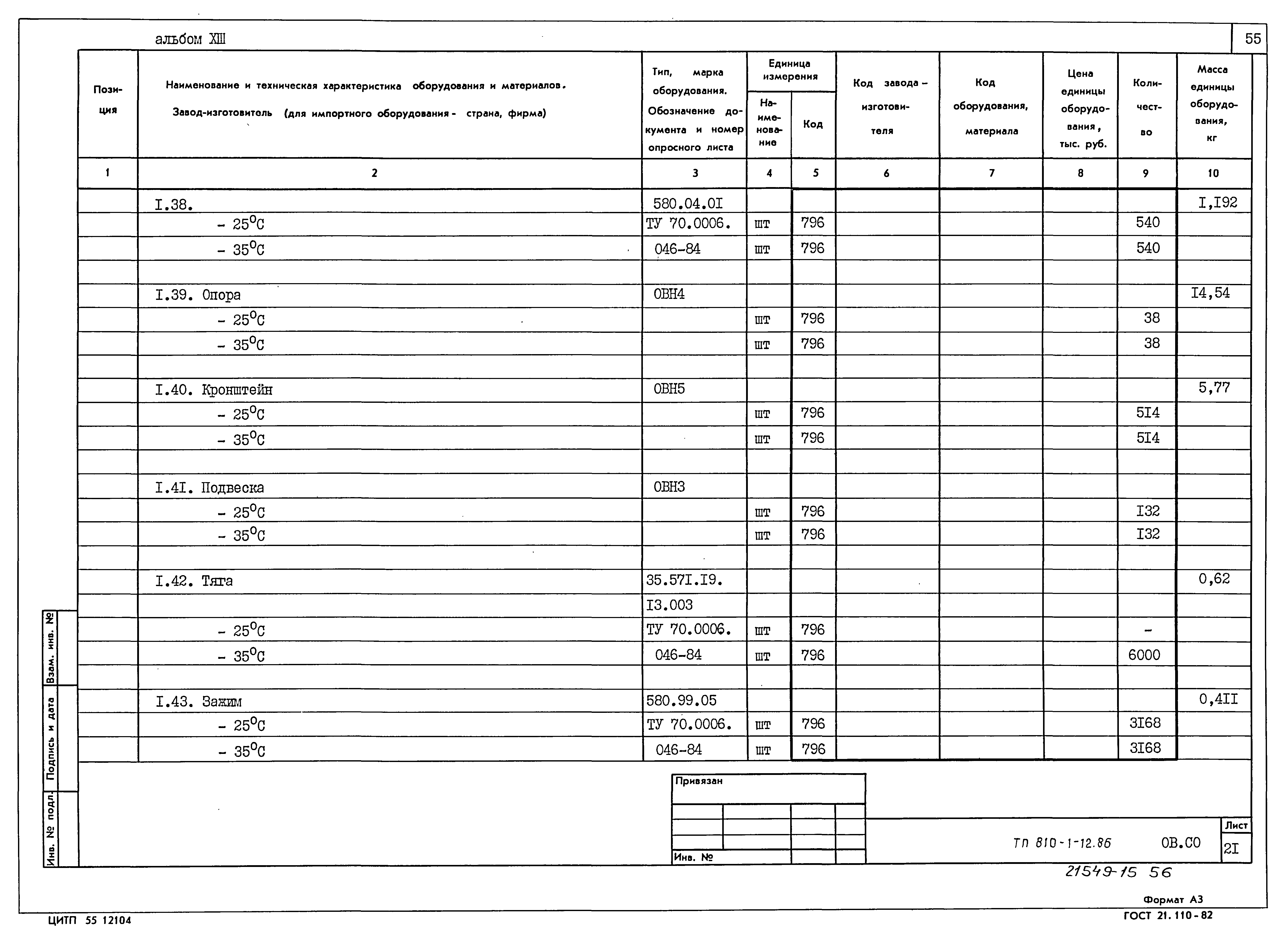 Типовой проект 810-1-12.86