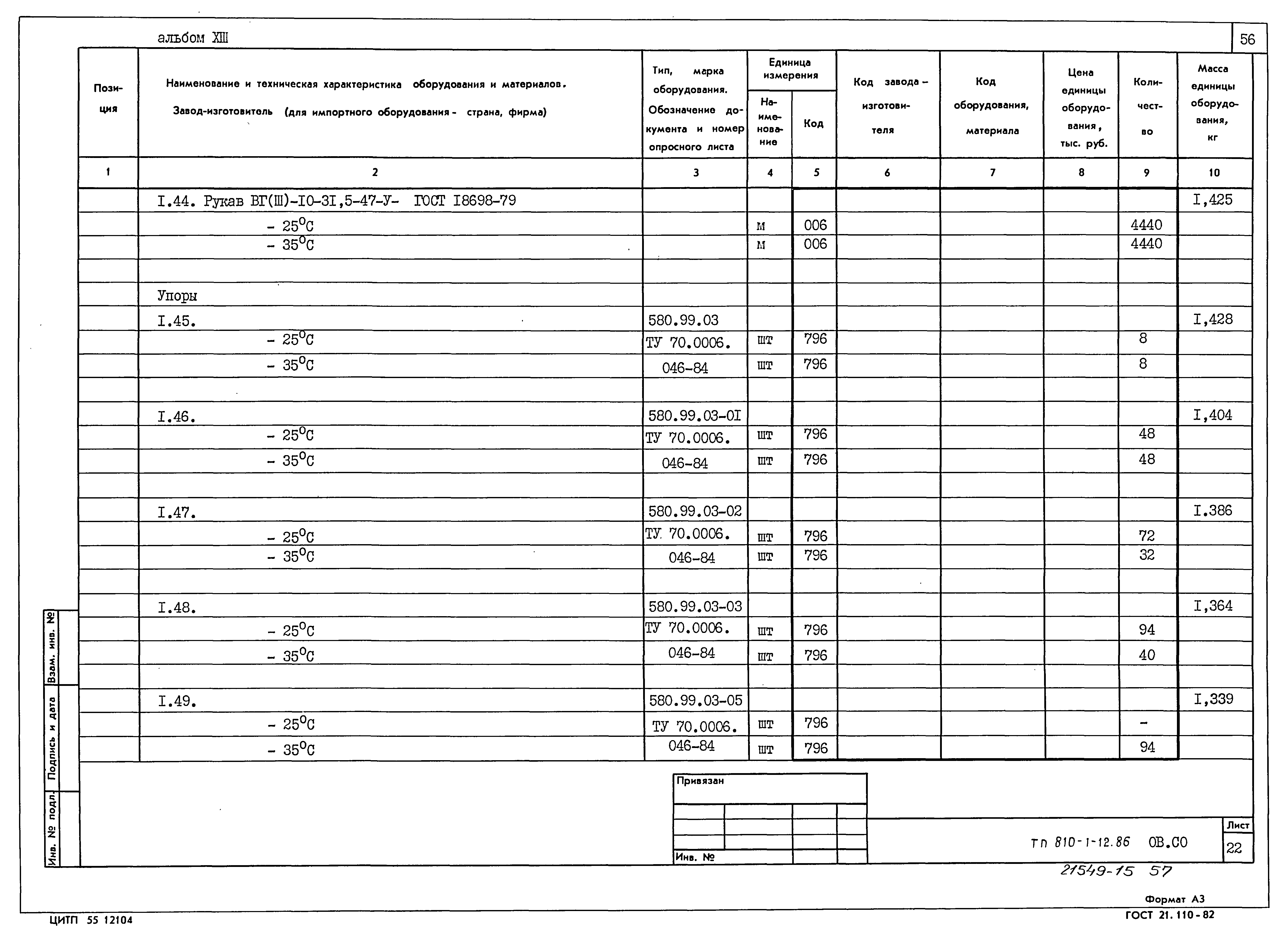 Типовой проект 810-1-12.86