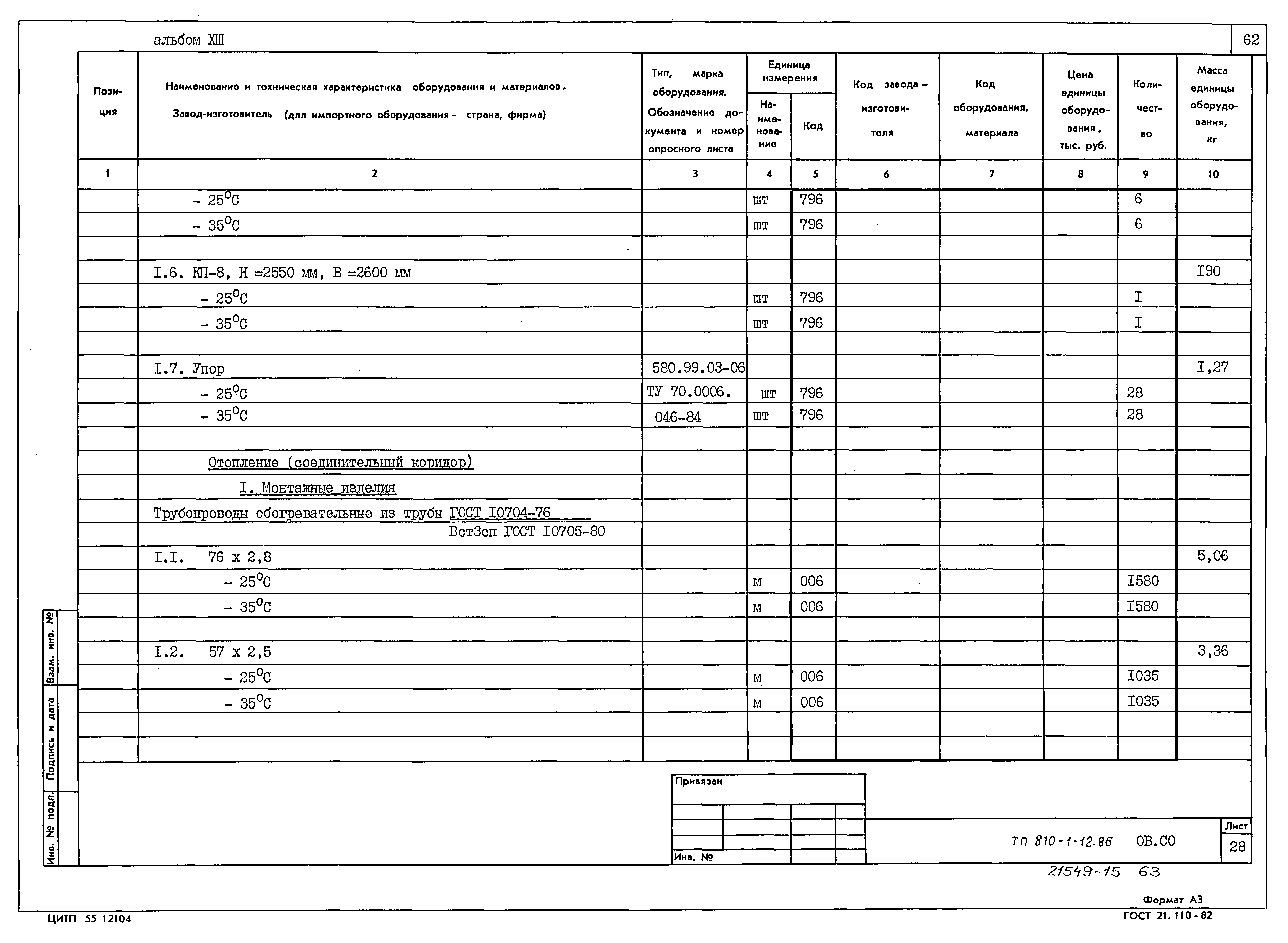 Типовой проект 810-1-12.86