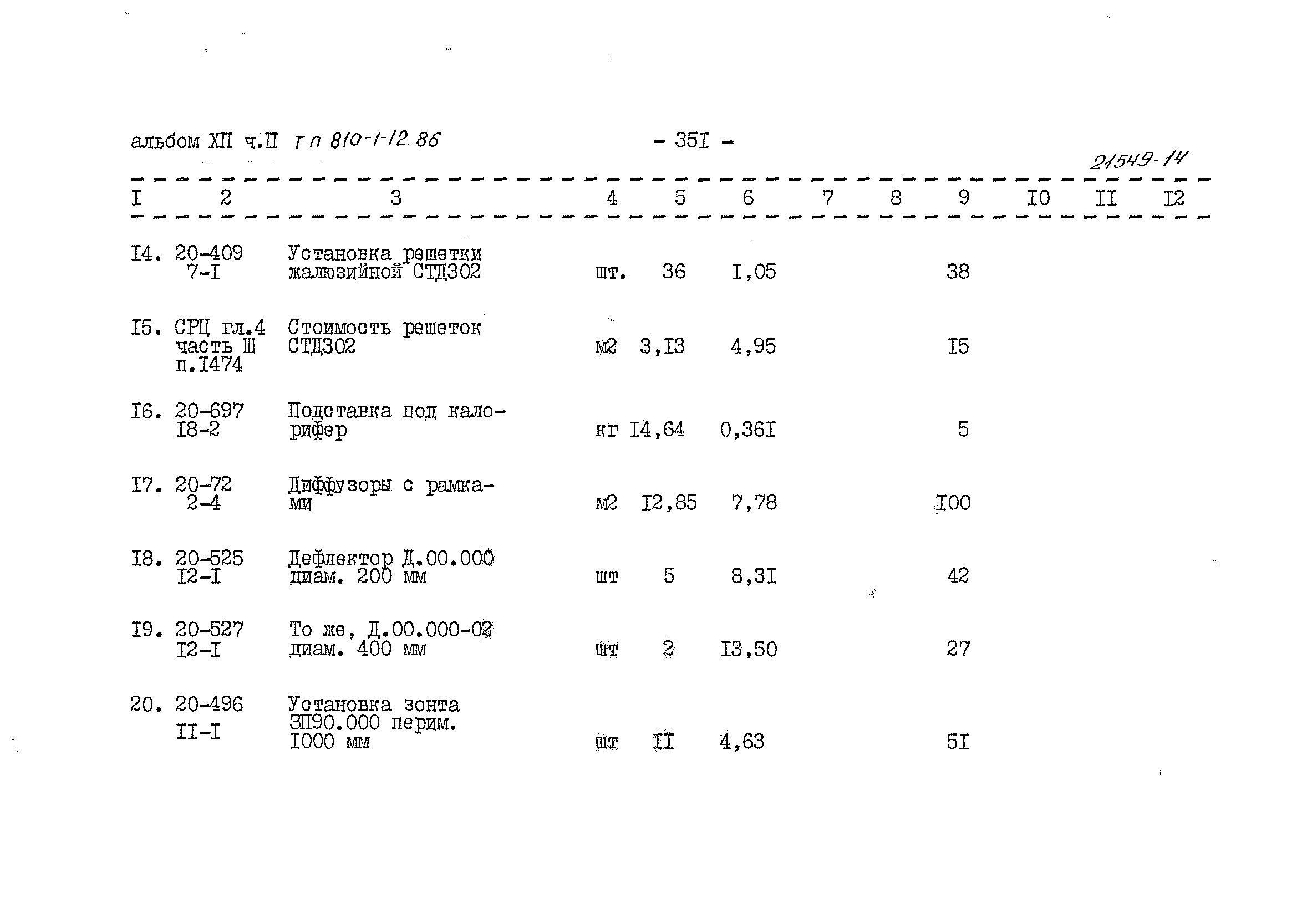 Типовой проект 810-1-12.86