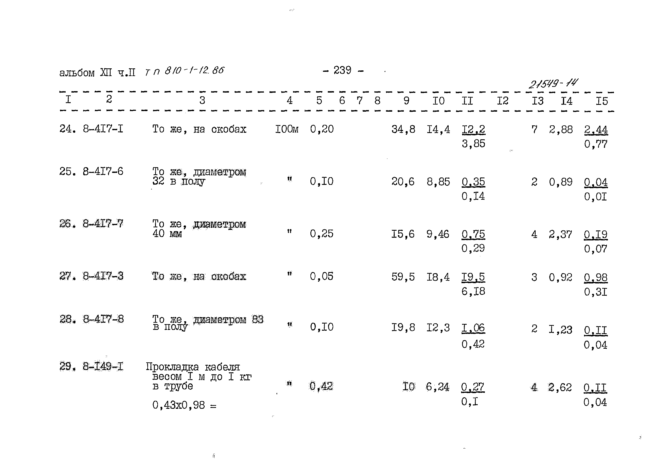 Типовой проект 810-1-12.86