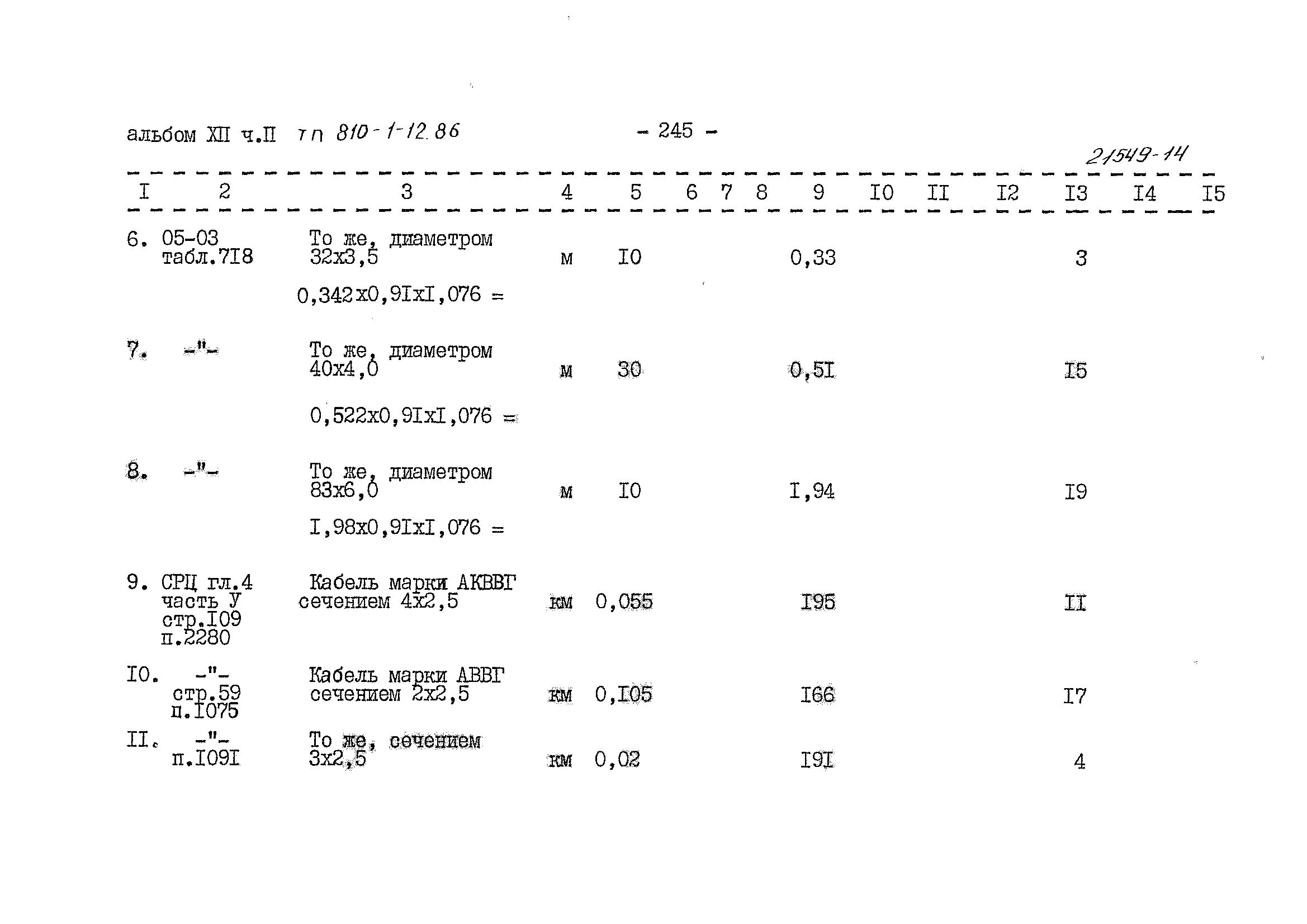 Типовой проект 810-1-12.86