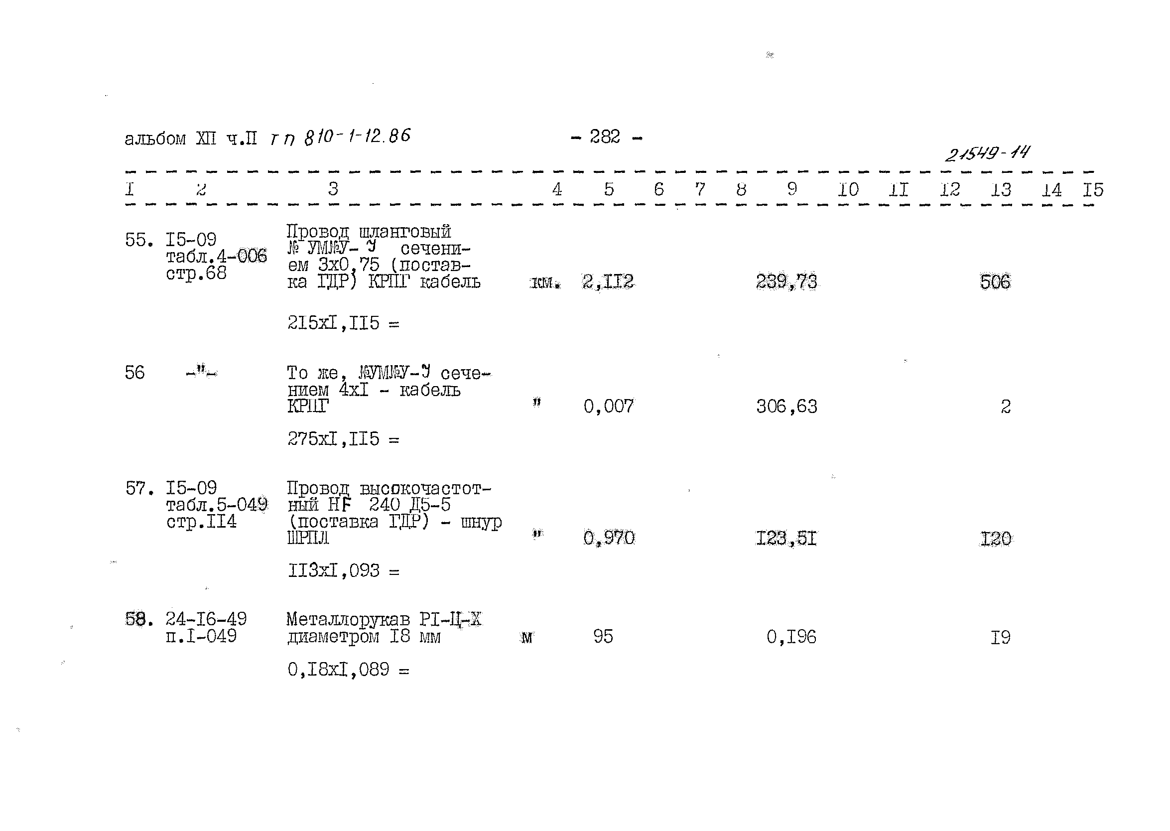 Типовой проект 810-1-12.86