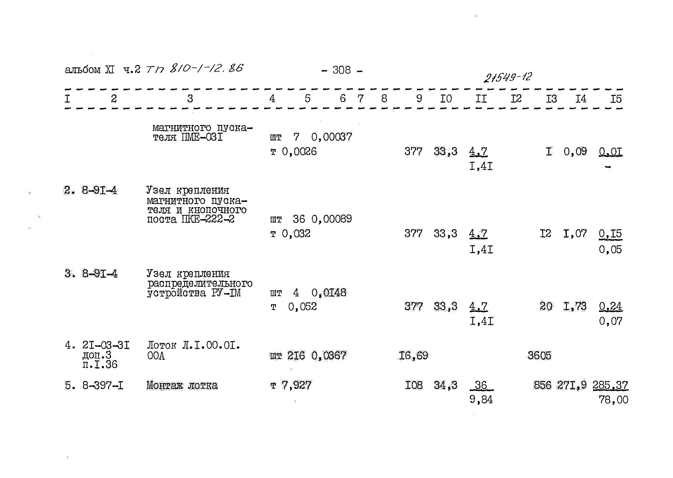 Типовой проект 810-1-12.86