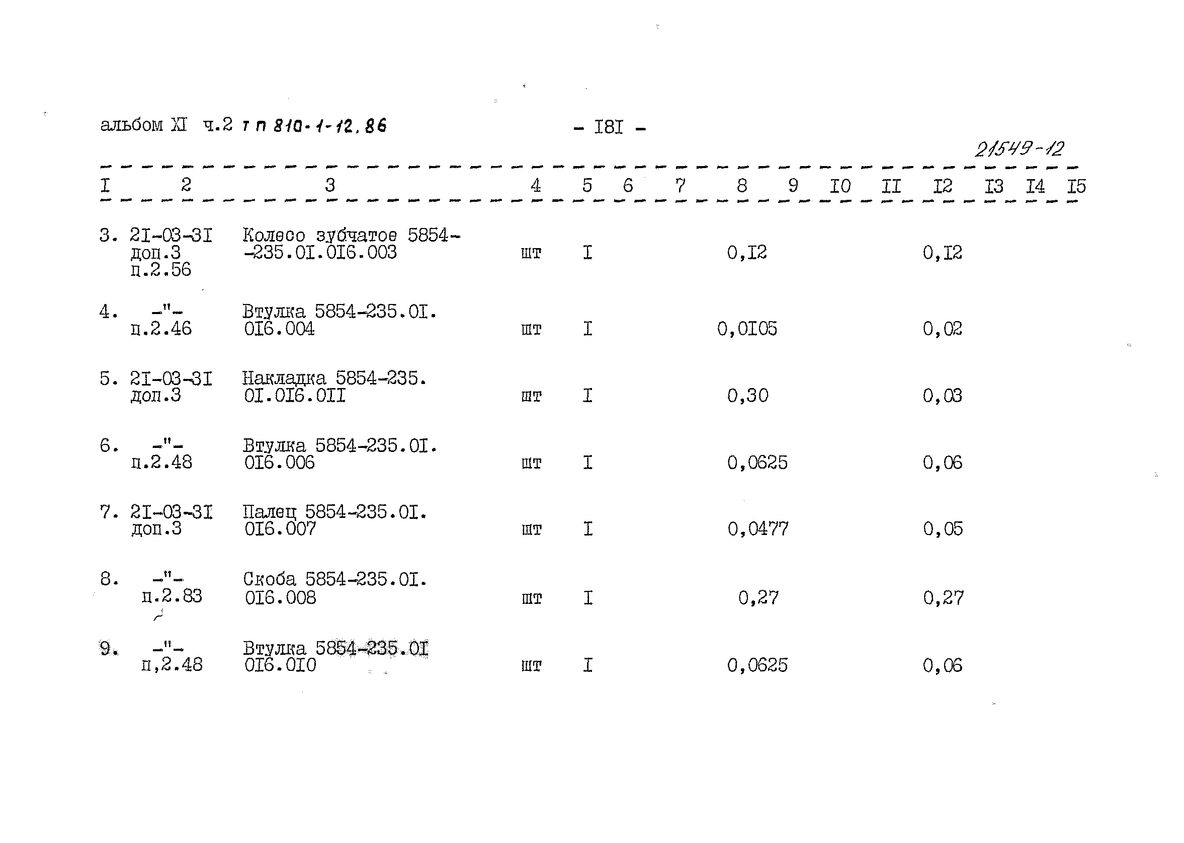 Типовой проект 810-1-12.86