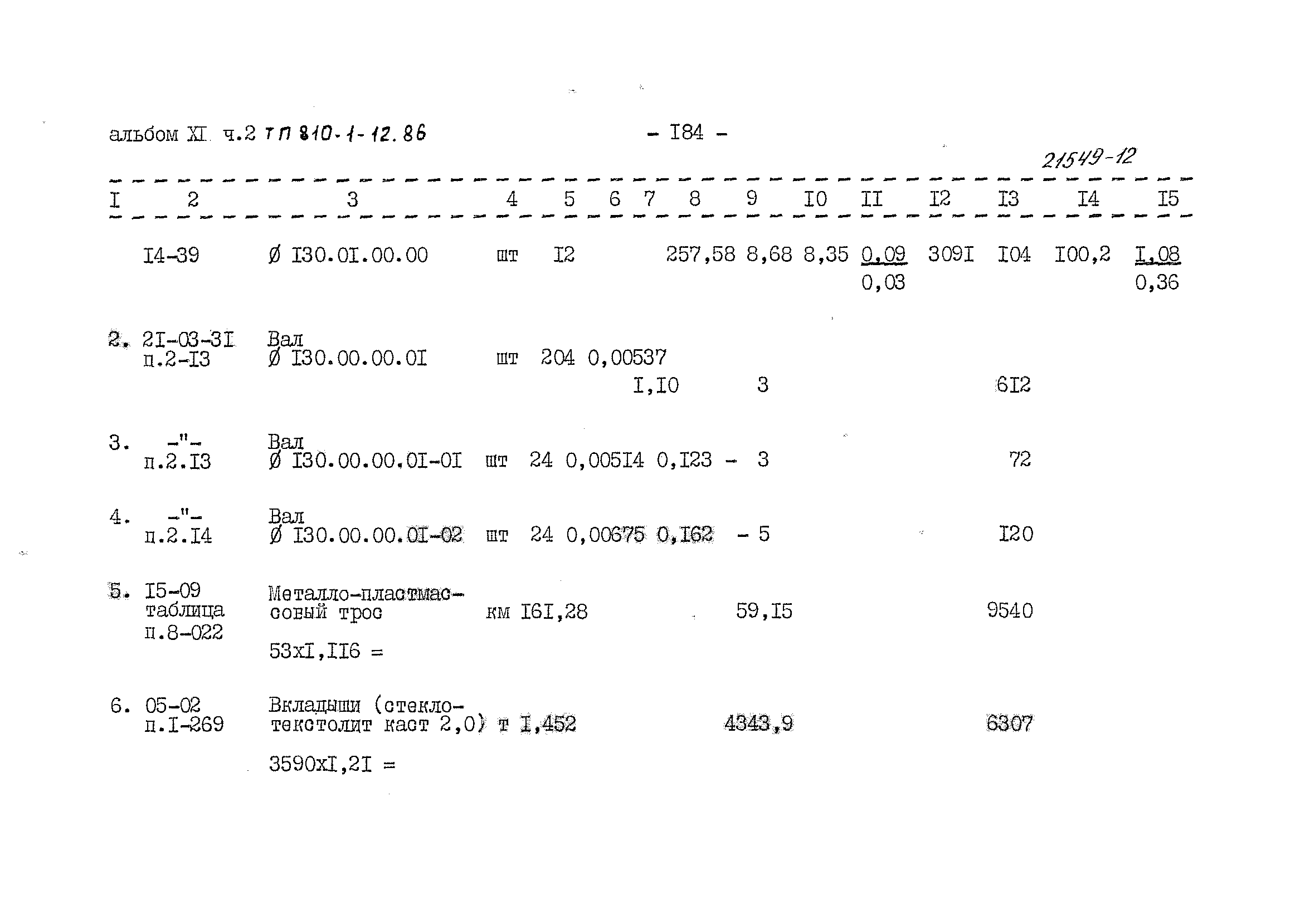 Типовой проект 810-1-12.86