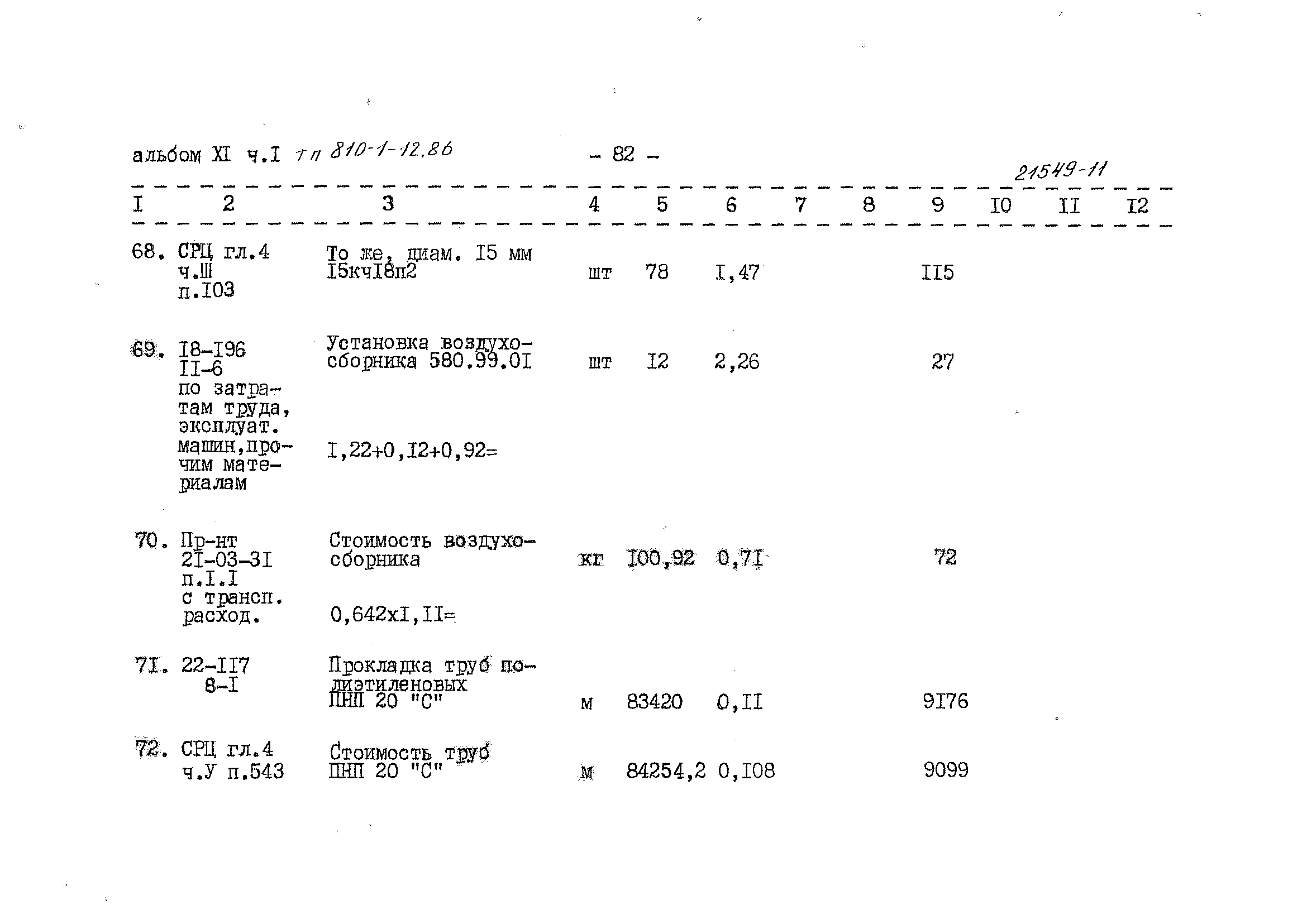 Типовой проект 810-1-12.86