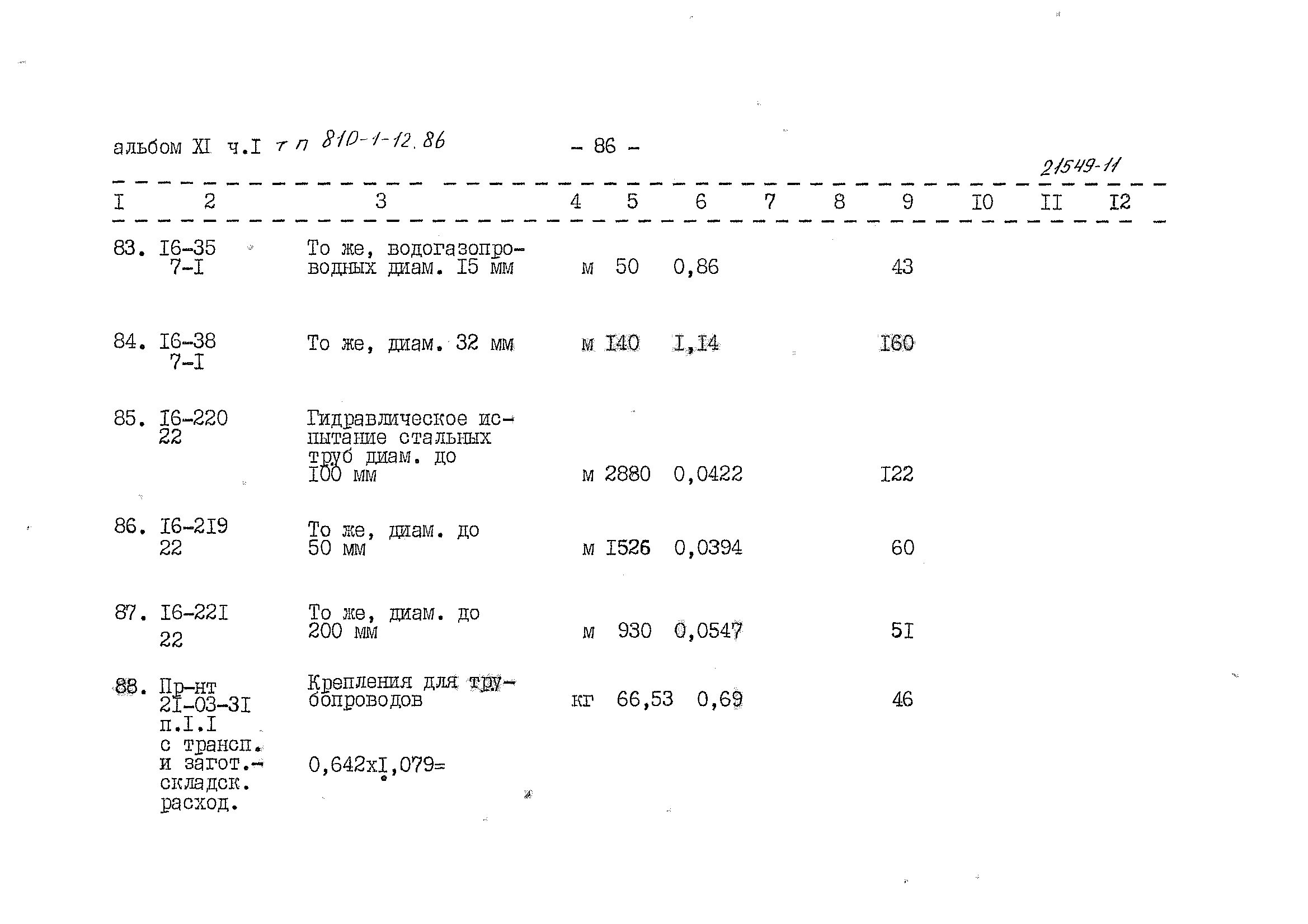 Типовой проект 810-1-12.86