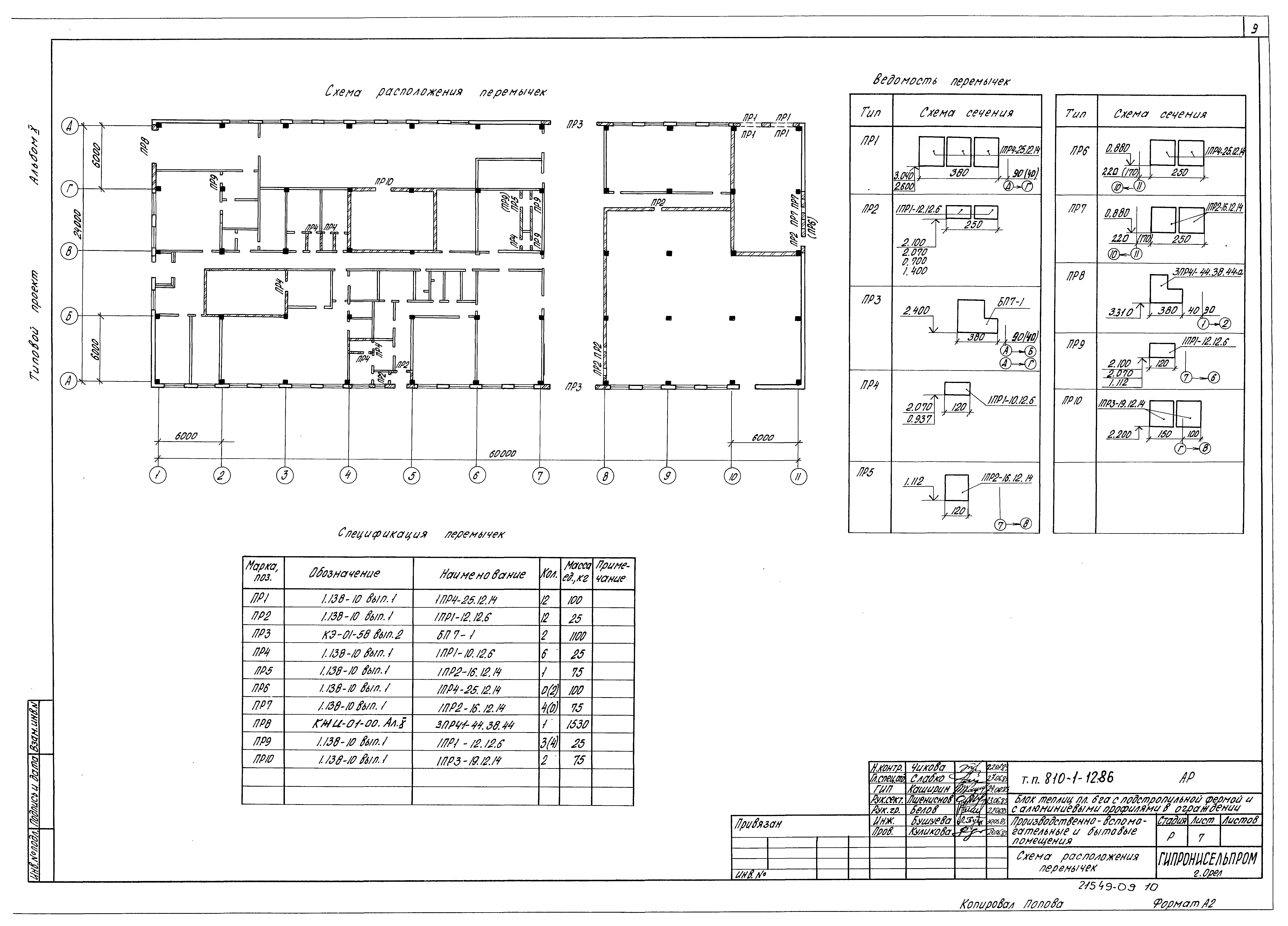 Типовой проект 810-1-12.86