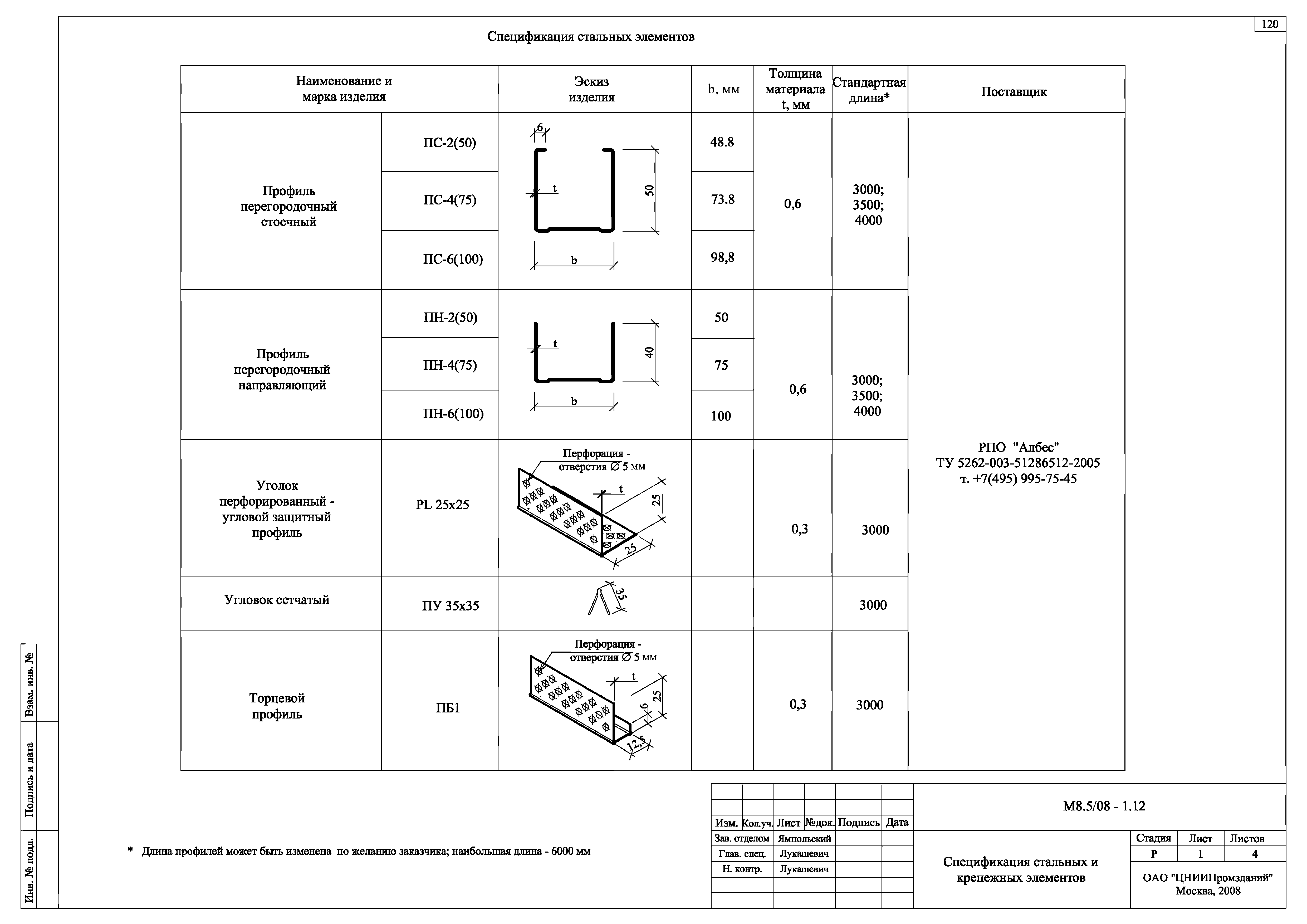 Шифр М8.5/08