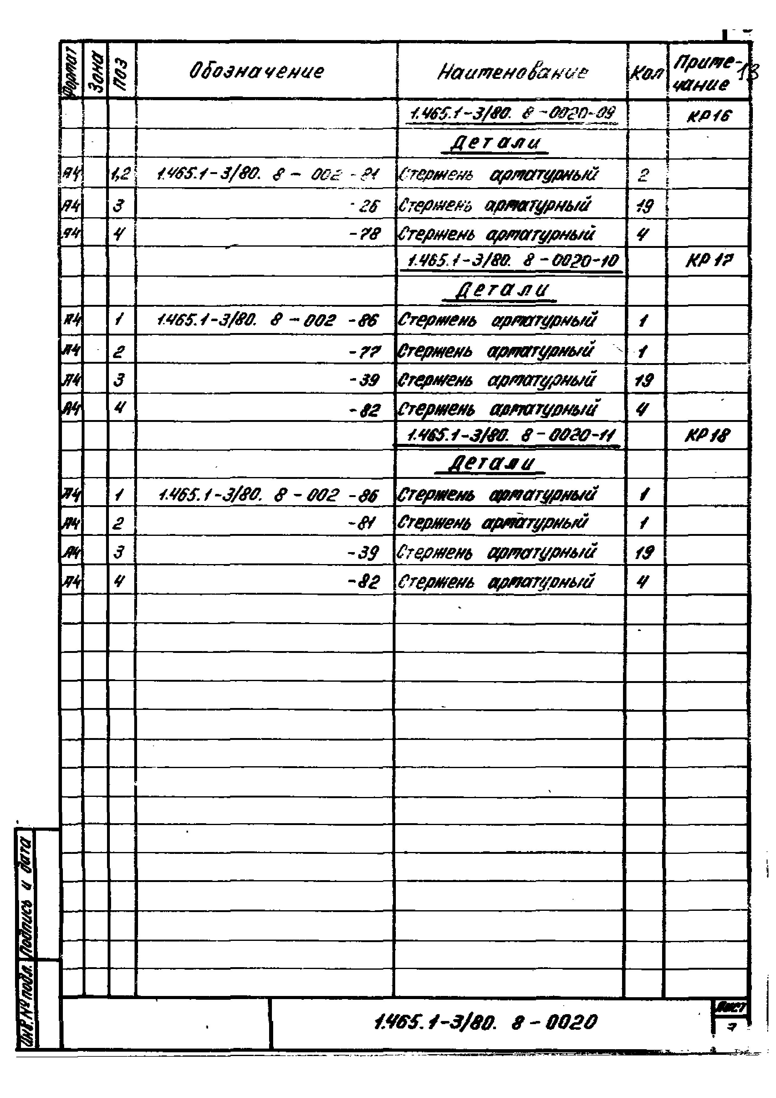 Серия 1.465.1-3/80