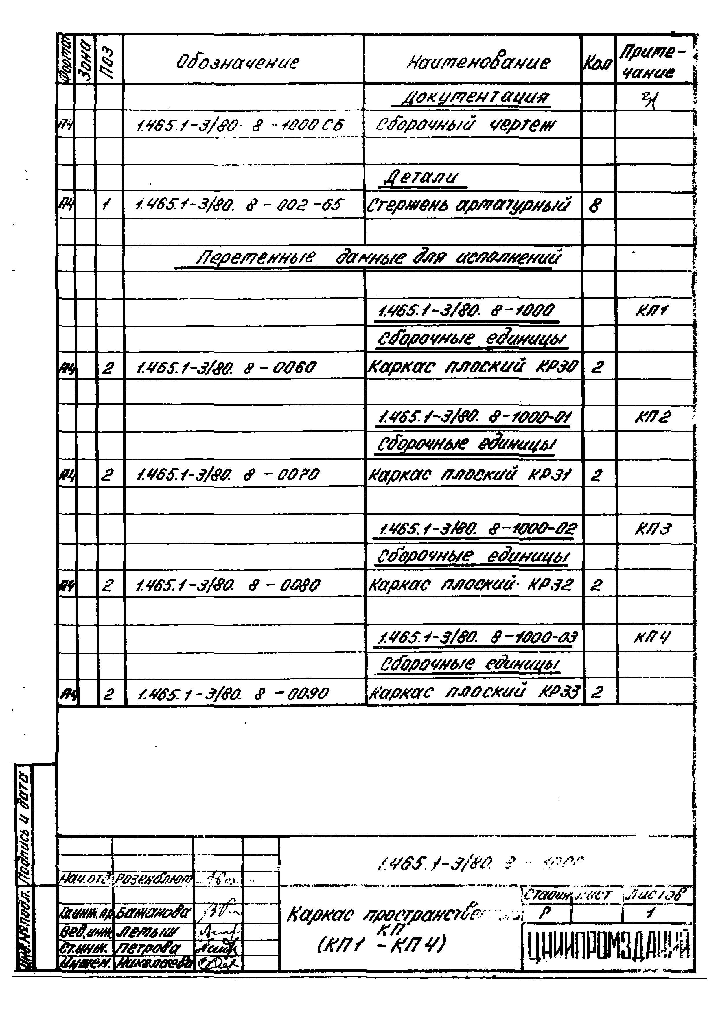 Серия 1.465.1-3/80