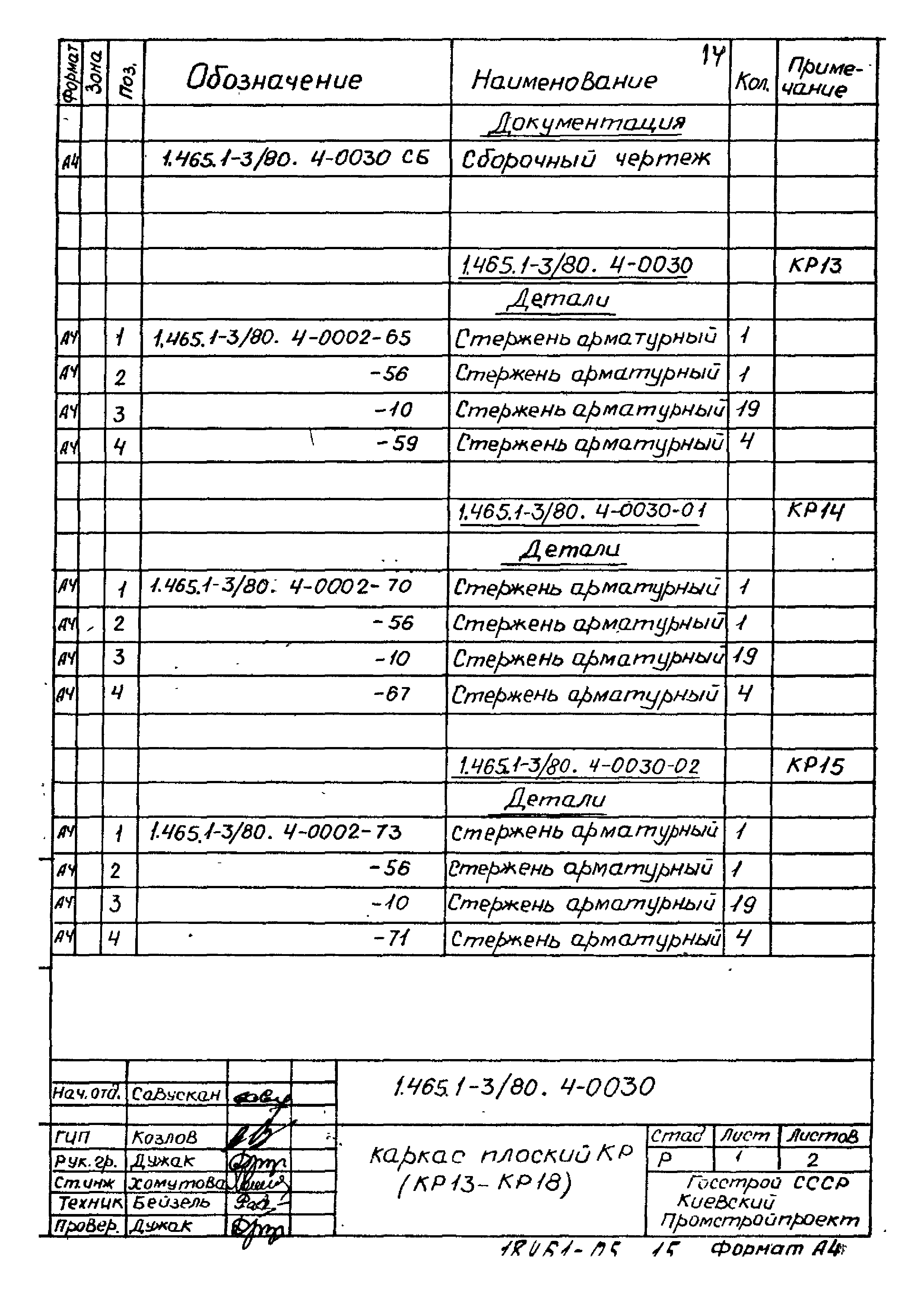 Серия 1.465.1-3/80