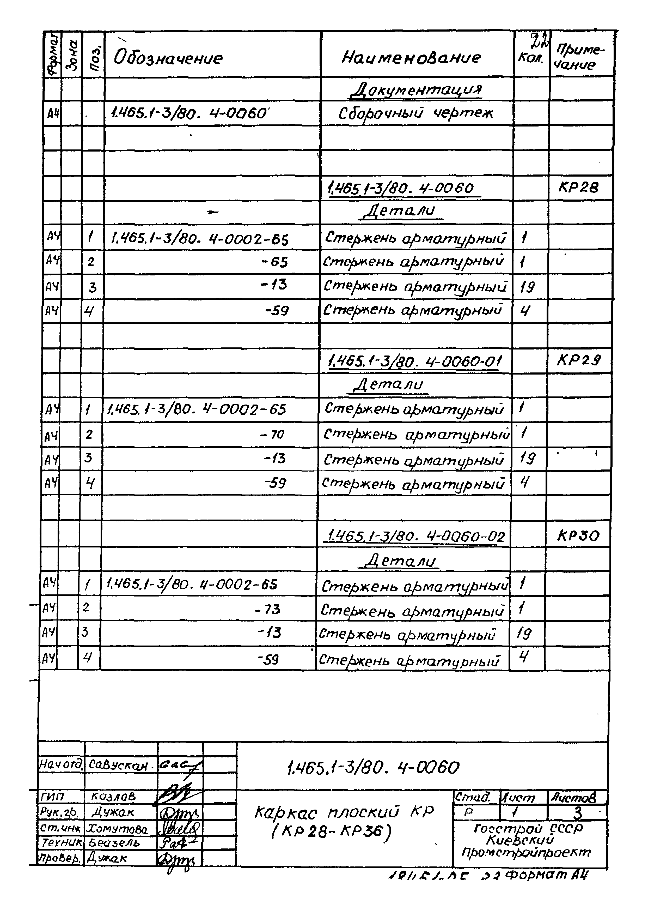 Серия 1.465.1-3/80