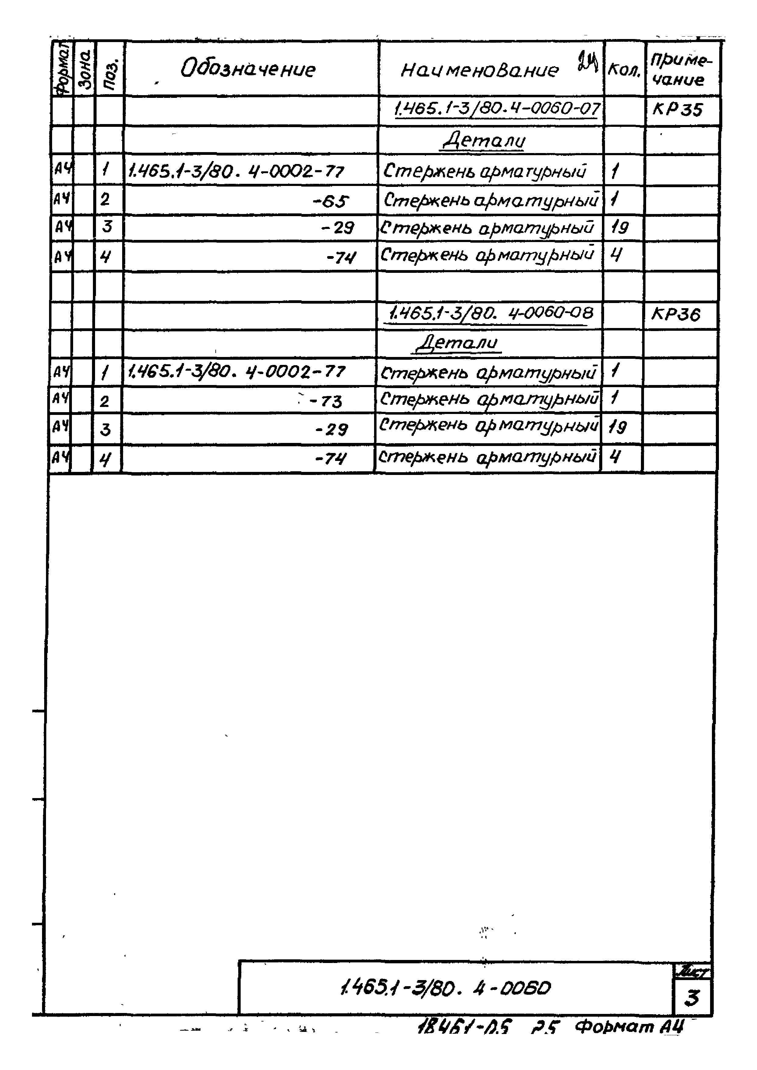 Серия 1.465.1-3/80